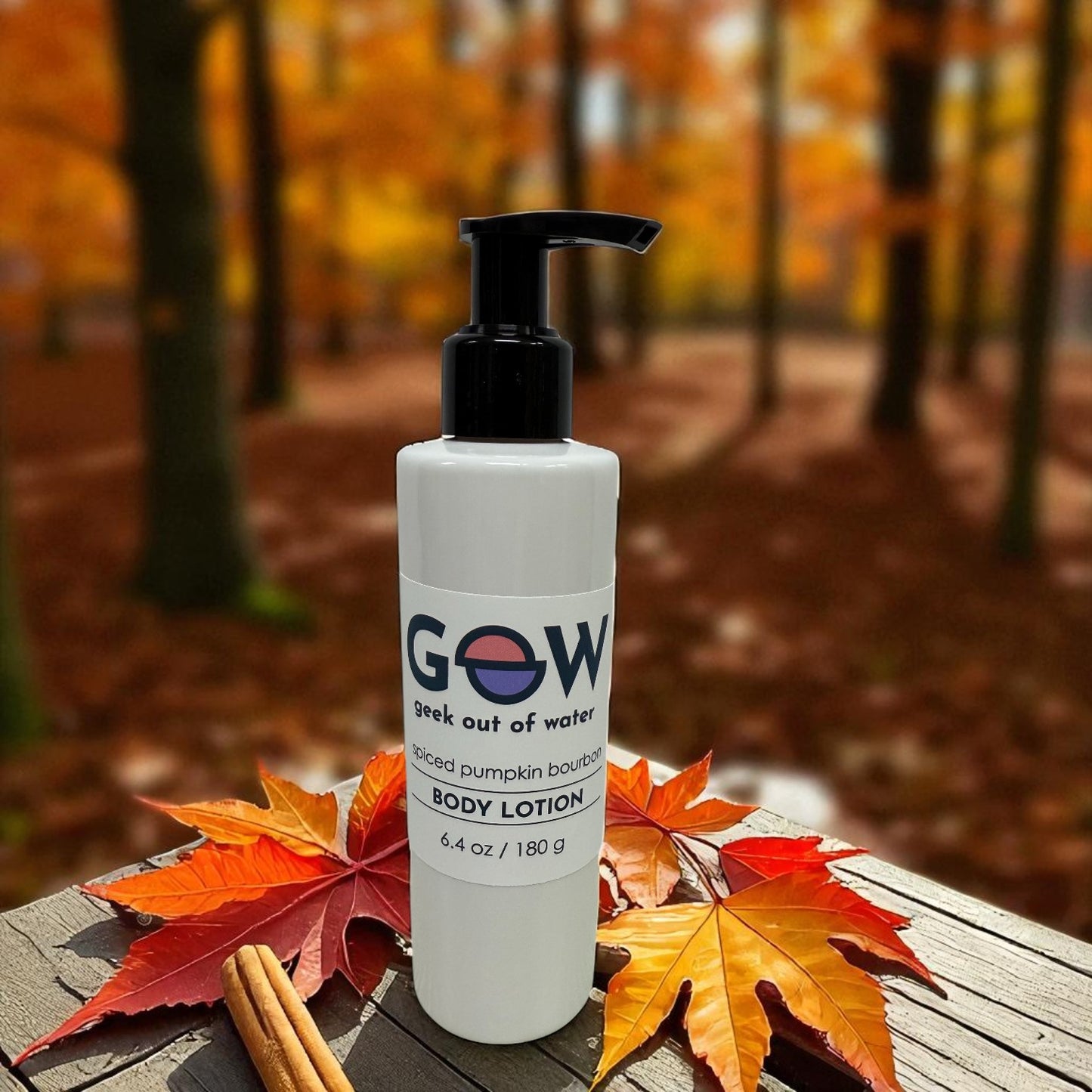 Spiced Pumpkin body lotion with ceramides, autumn fall fragrance