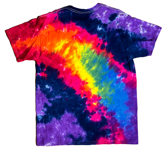 Tie Dye T-Shirt - Rainbow Galaxy LARGE