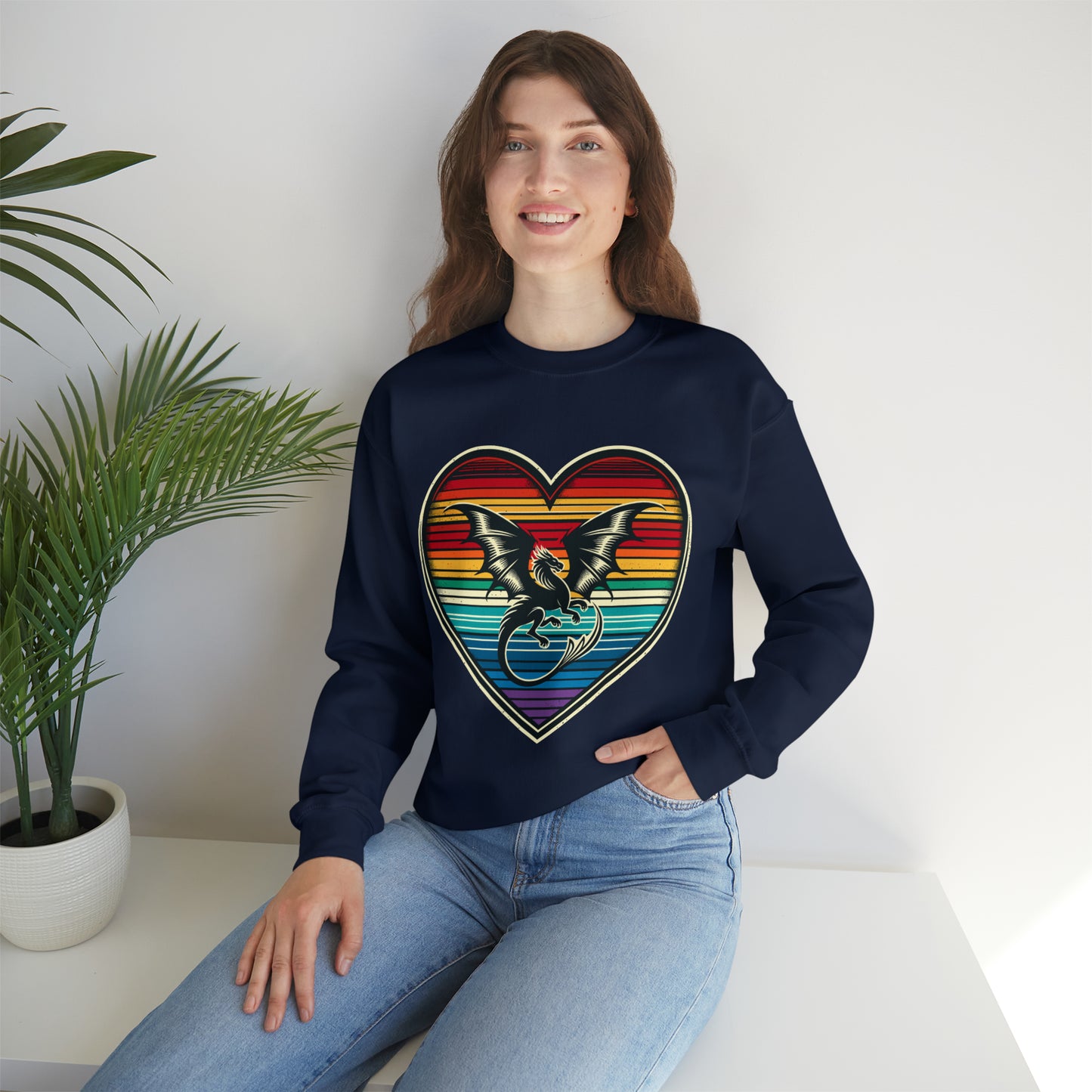 Dragon Heart Crewneck Sweatshirt