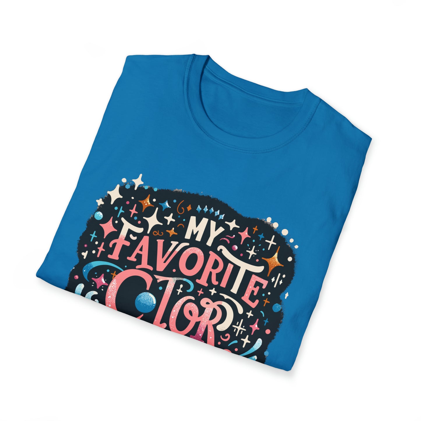 My Favorite Color is Glitter Softstyle T-Shirt