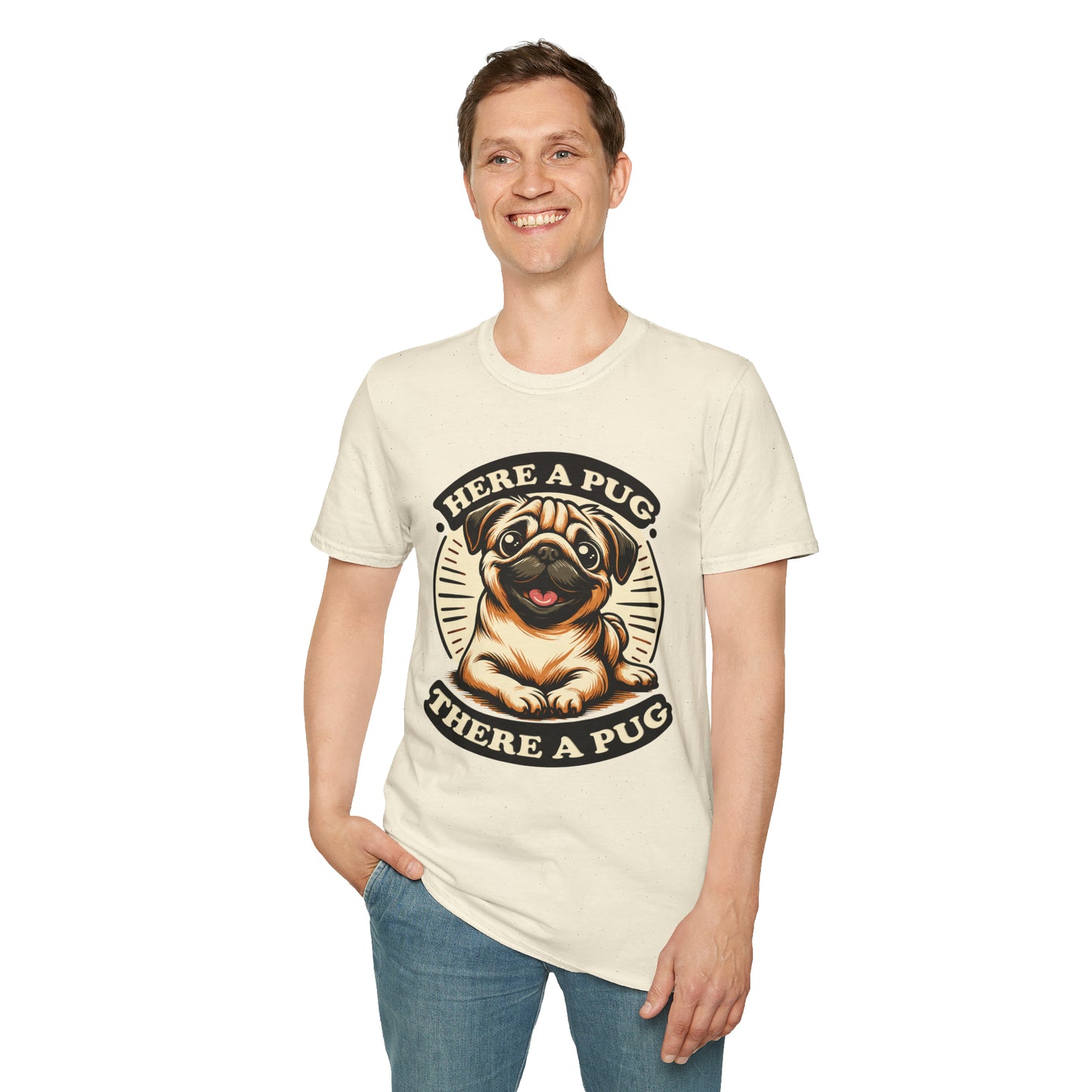 Here a Pug Softstyle T-Shirt