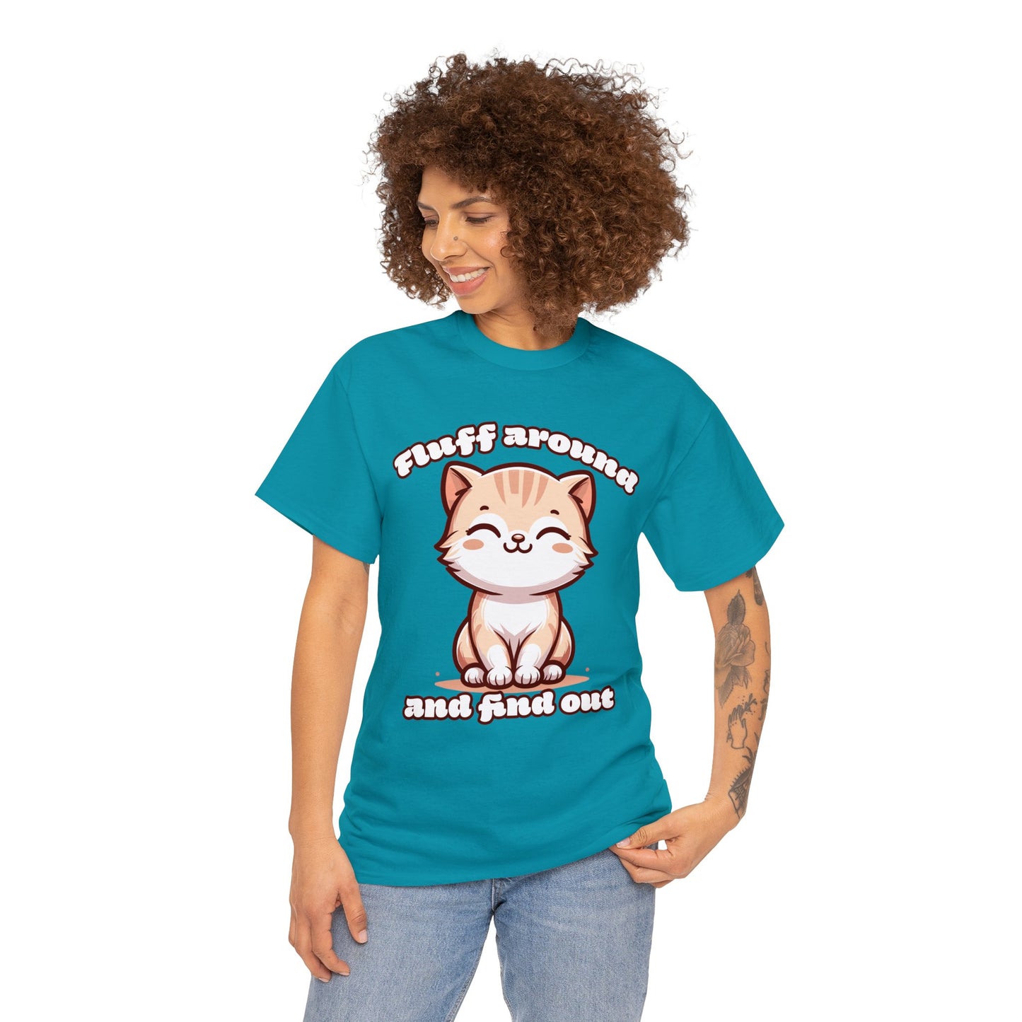 Fluff Around Unisex Heavy Cotton Tee