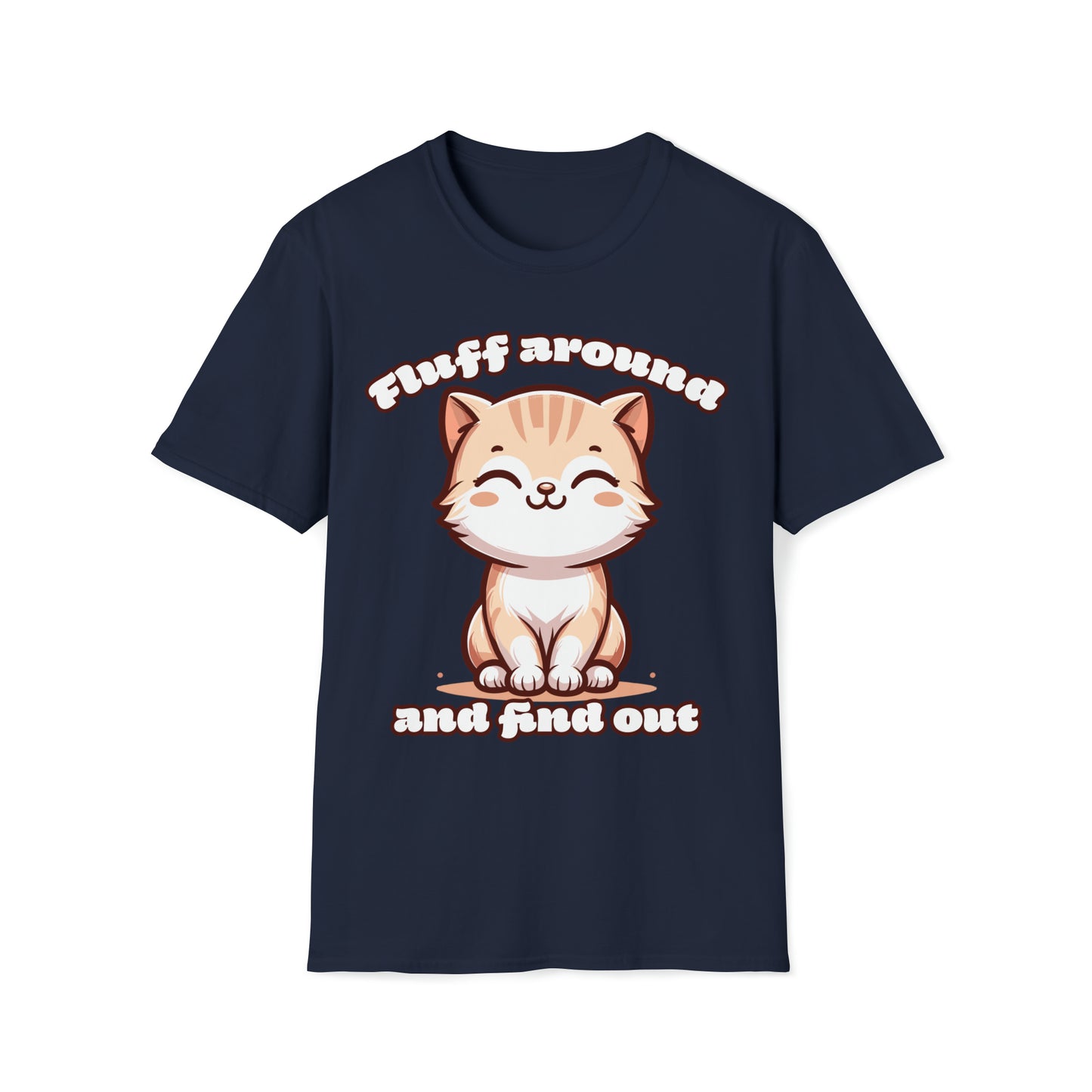 Fluff Around Unisex Softstyle T-Shirt