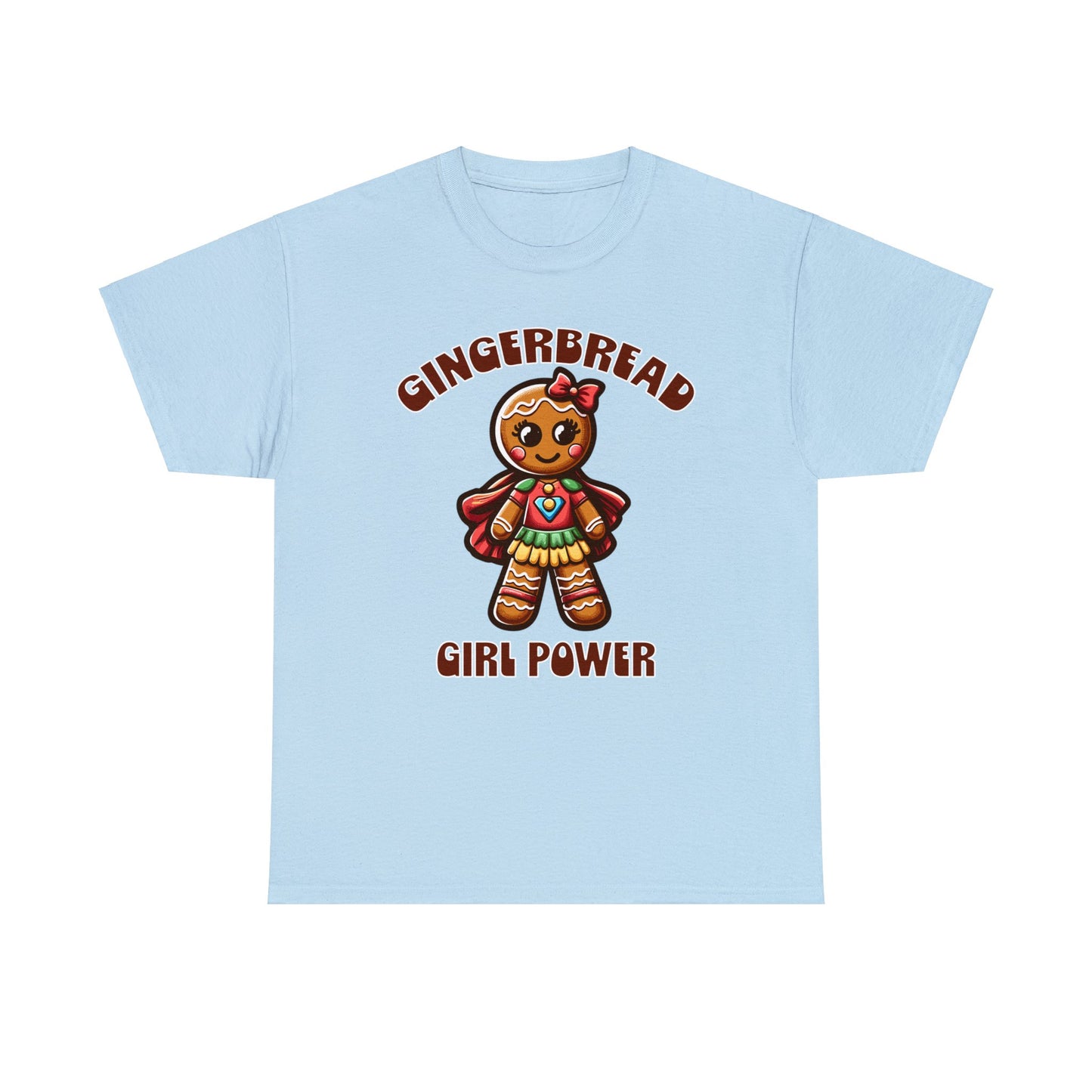 Gingerbread Girl Power Cotton T-Shirt