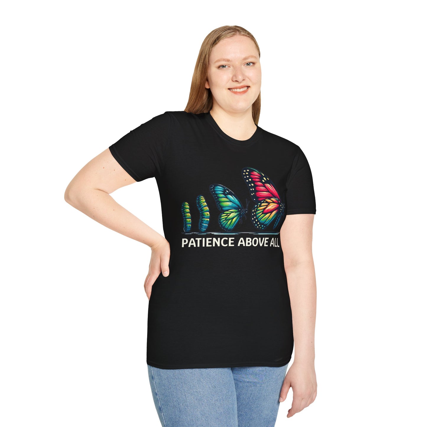 Patience Above All Butterfly Softstyle T-Shirt