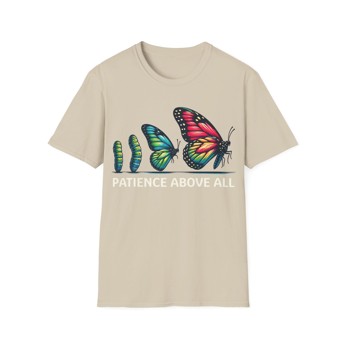 Patience Above All Butterfly Softstyle T-Shirt