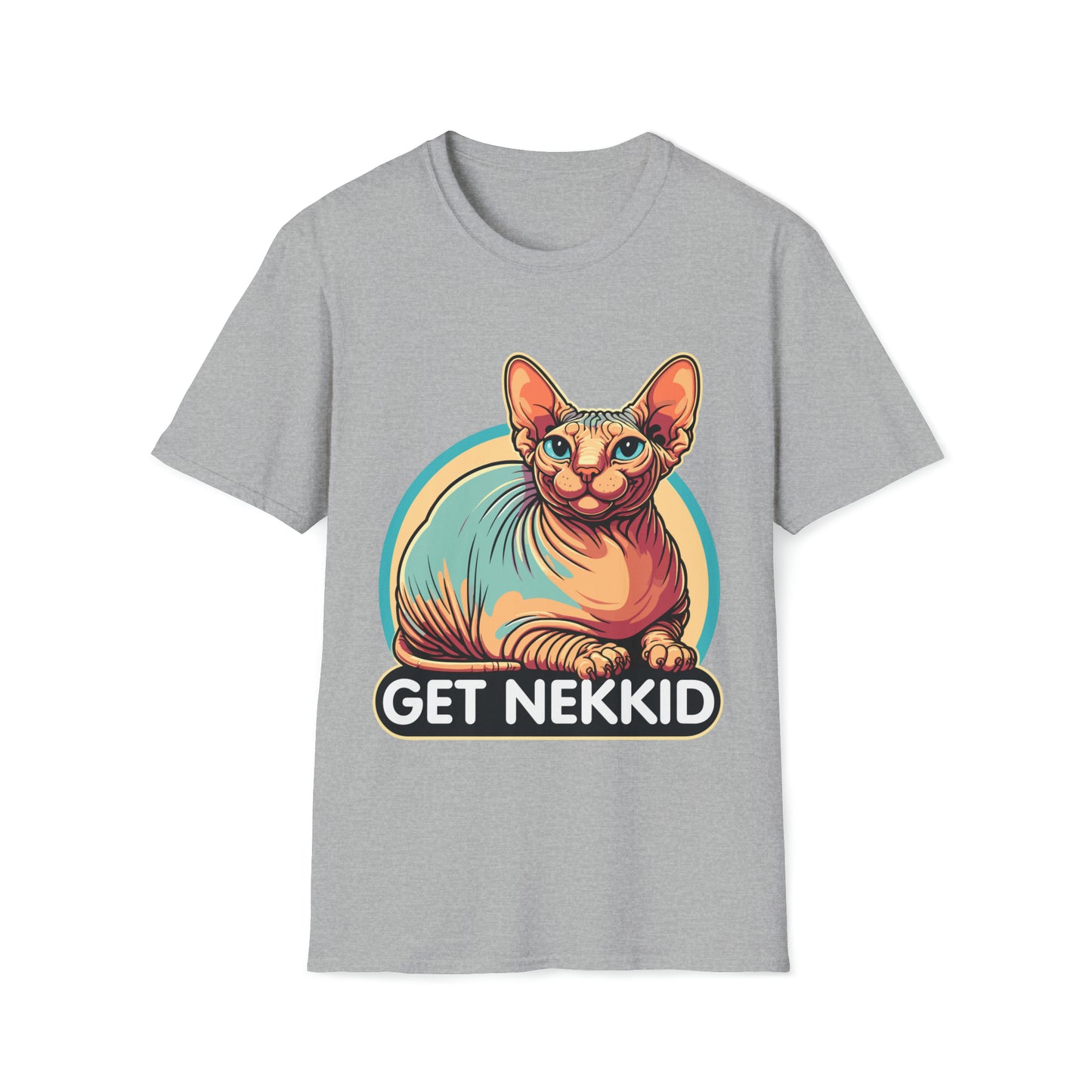 Get Nekkid Sphynx Softstyle T-Shirt