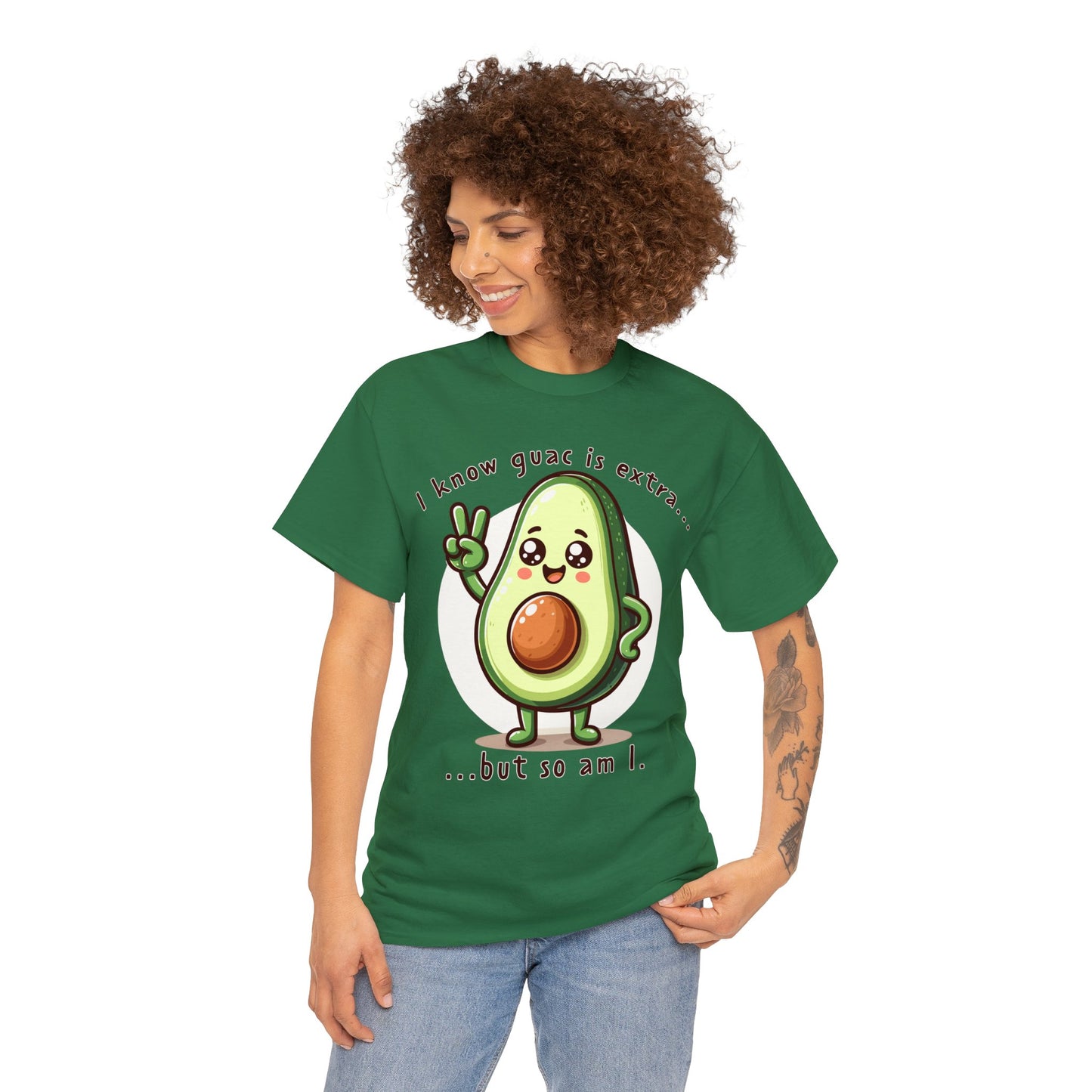 Guac Is Extra Unisex Heavy Cotton Tee