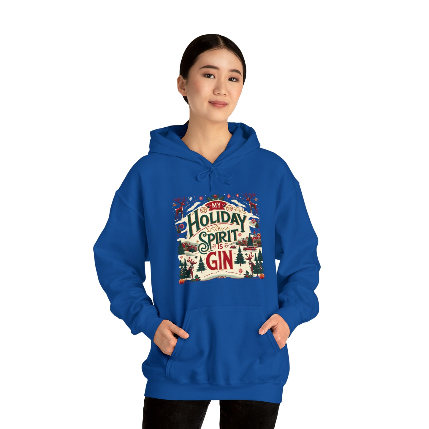 My Holiday Spirit is Gin Hooded Sweatshirt