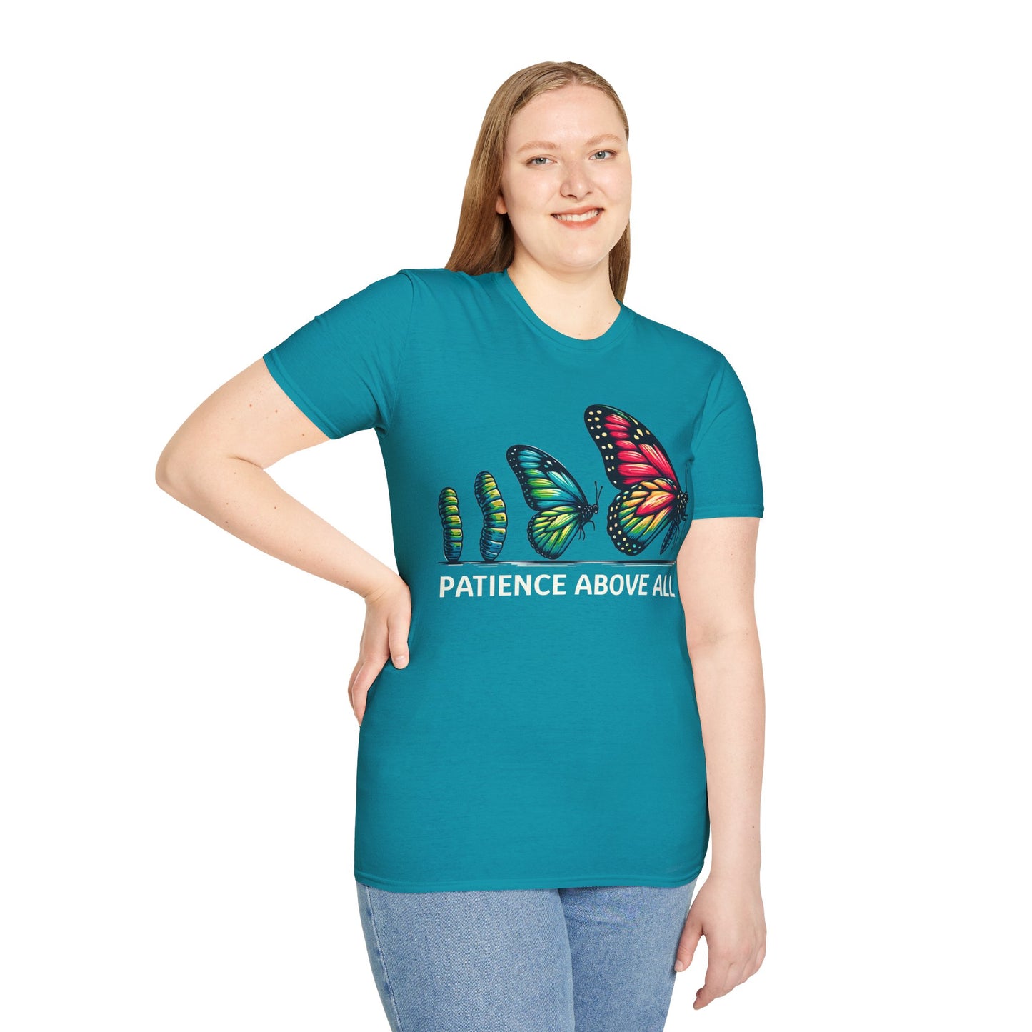 Patience Above All Butterfly Softstyle T-Shirt