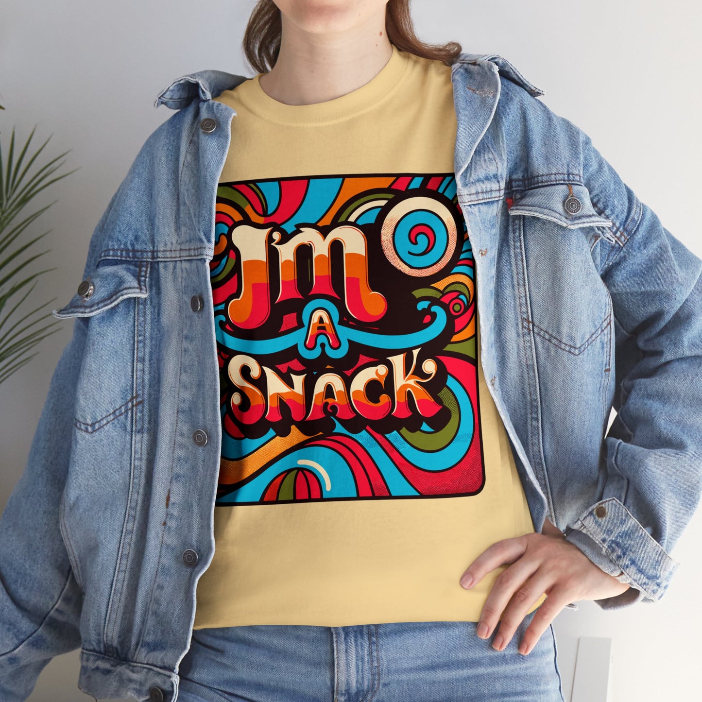 I'm a Snack Unisex Heavy Cotton Tee