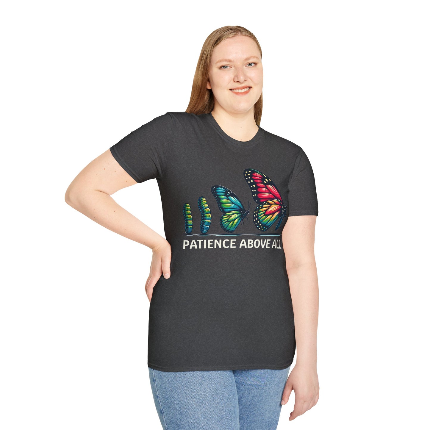 Patience Above All Butterfly Softstyle T-Shirt