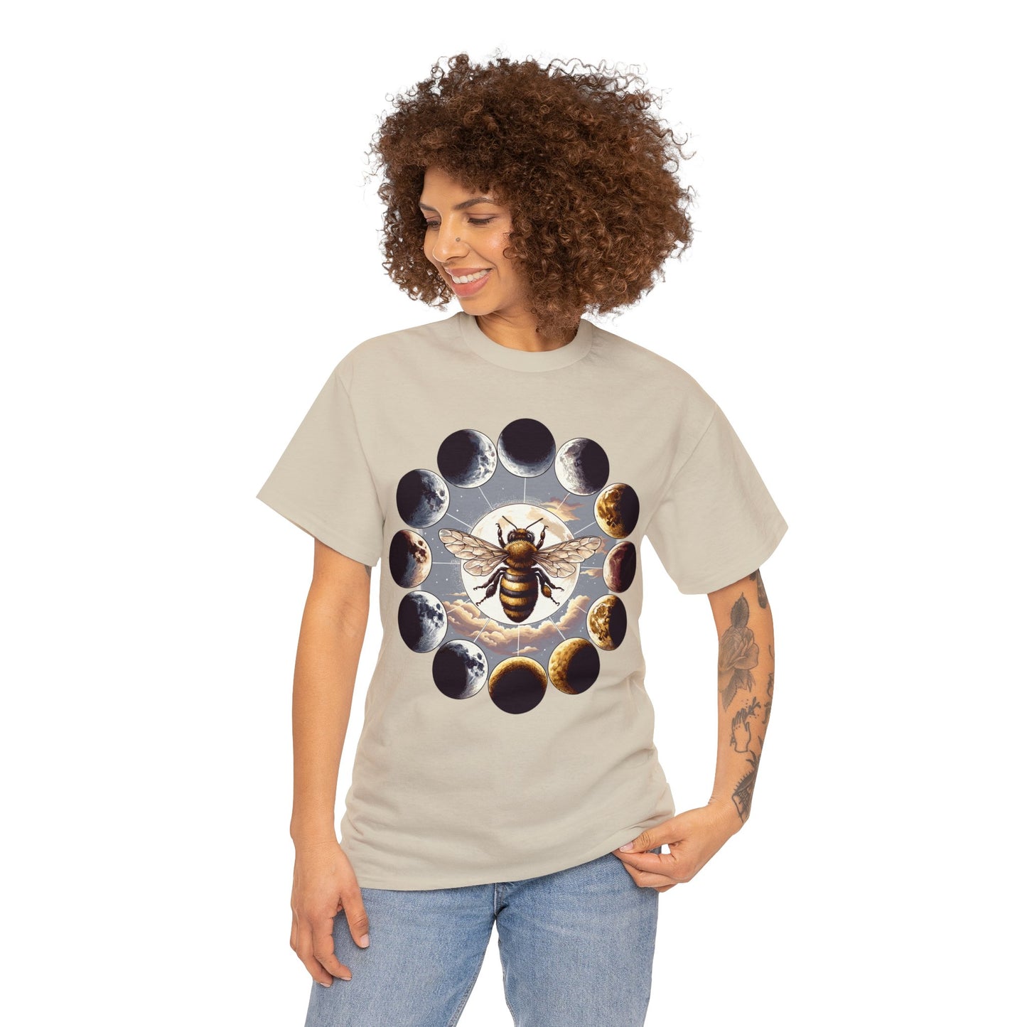 Bee Phases Heavy Cotton Tee