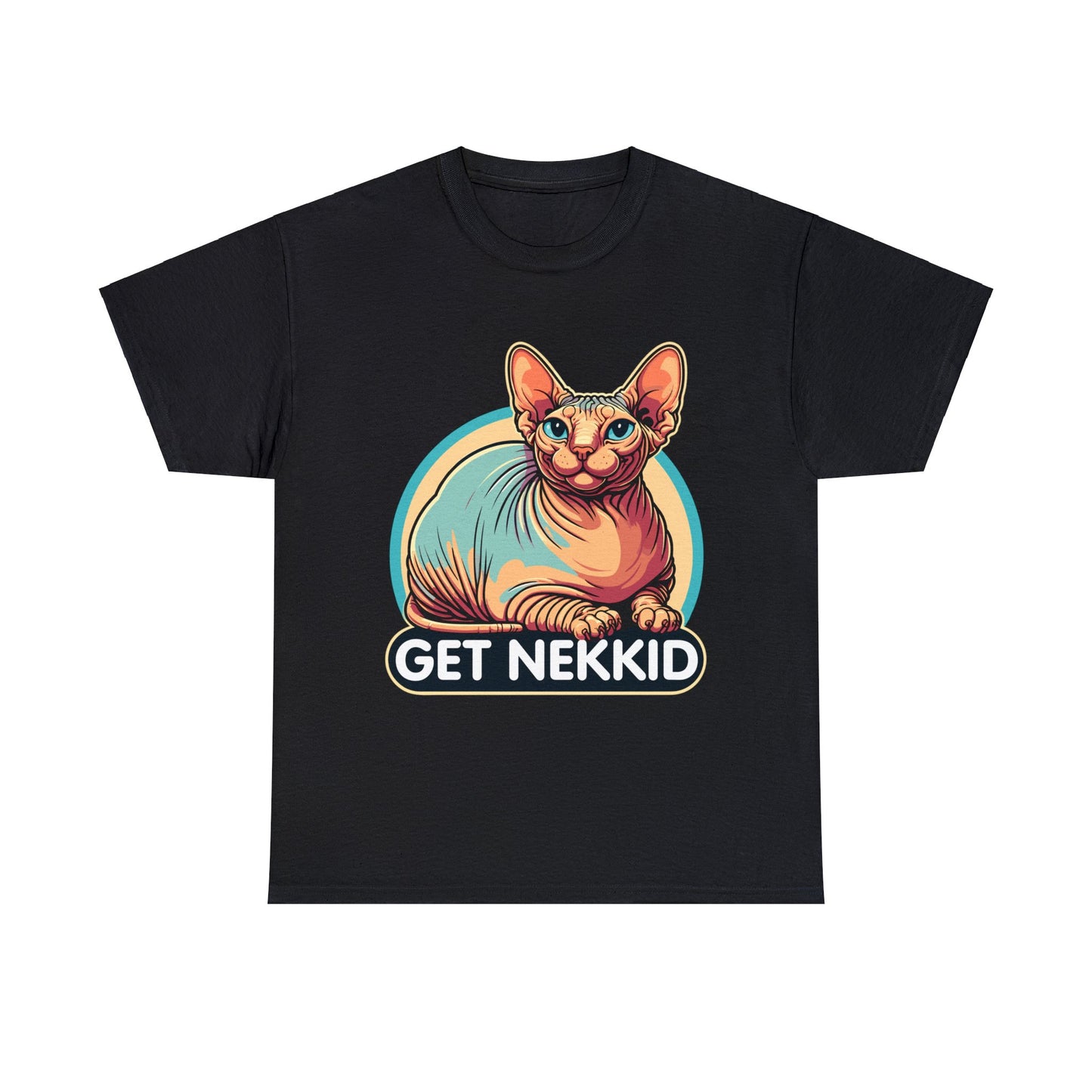 Get Nekkid Sphynx Heavy Cotton Tee