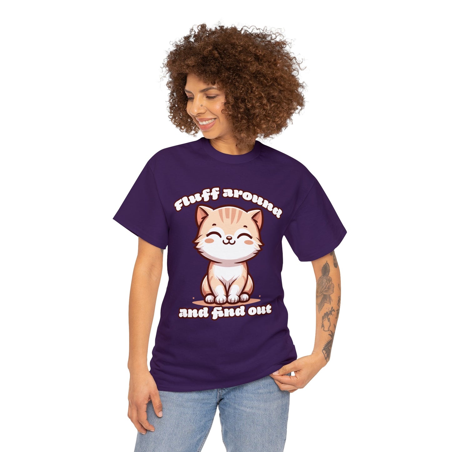 Fluff Around Unisex Heavy Cotton Tee