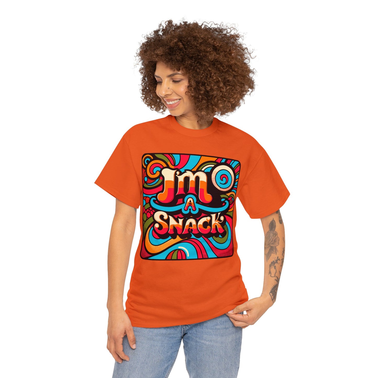 I'm a Snack Unisex Heavy Cotton Tee