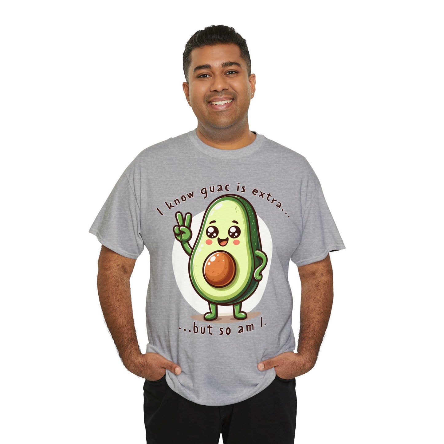 Guac Is Extra Unisex Heavy Cotton Tee