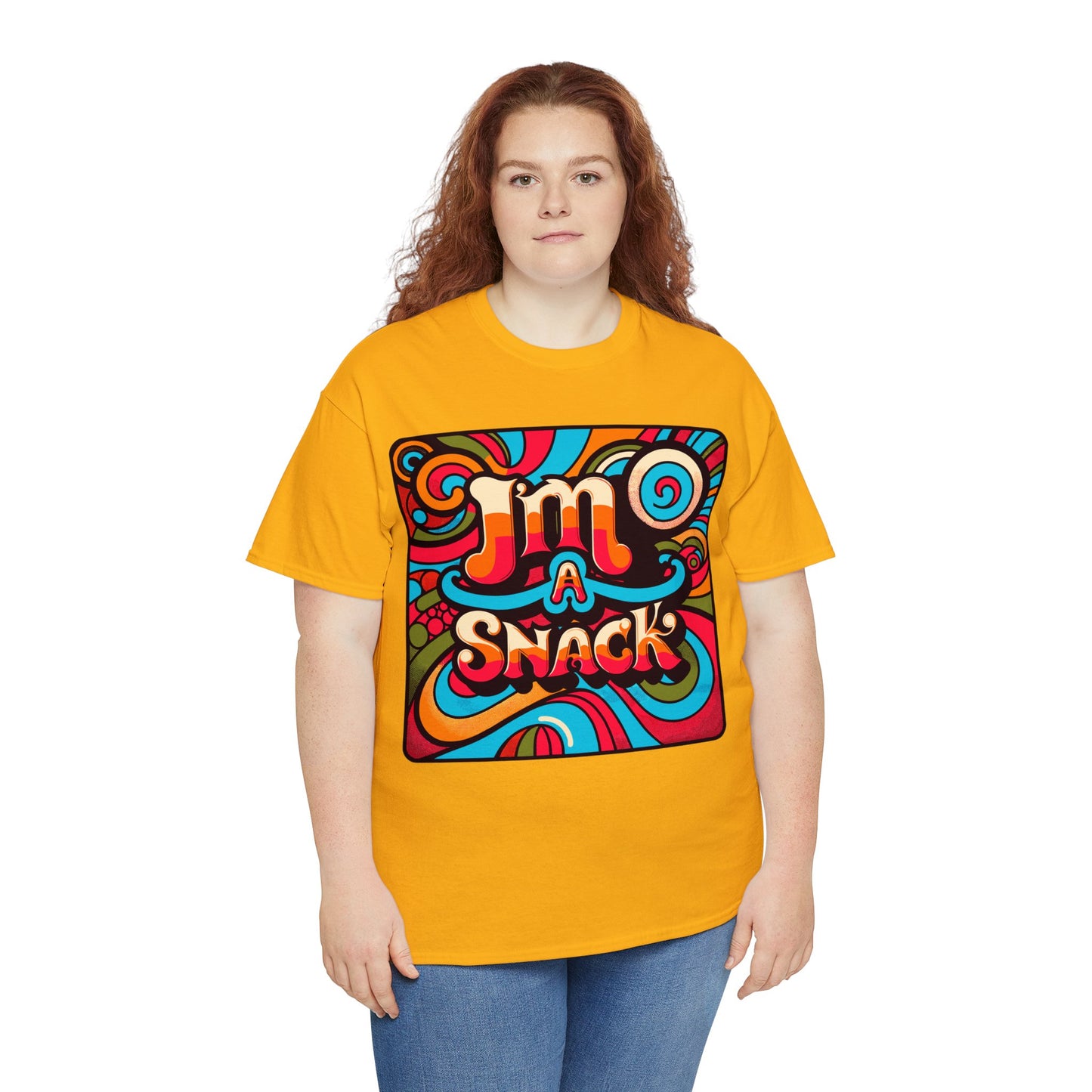 I'm a Snack Unisex Heavy Cotton Tee