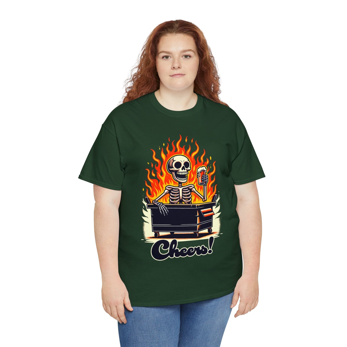 Cheers from the Dumpster Fire Heavy Cotton Tee