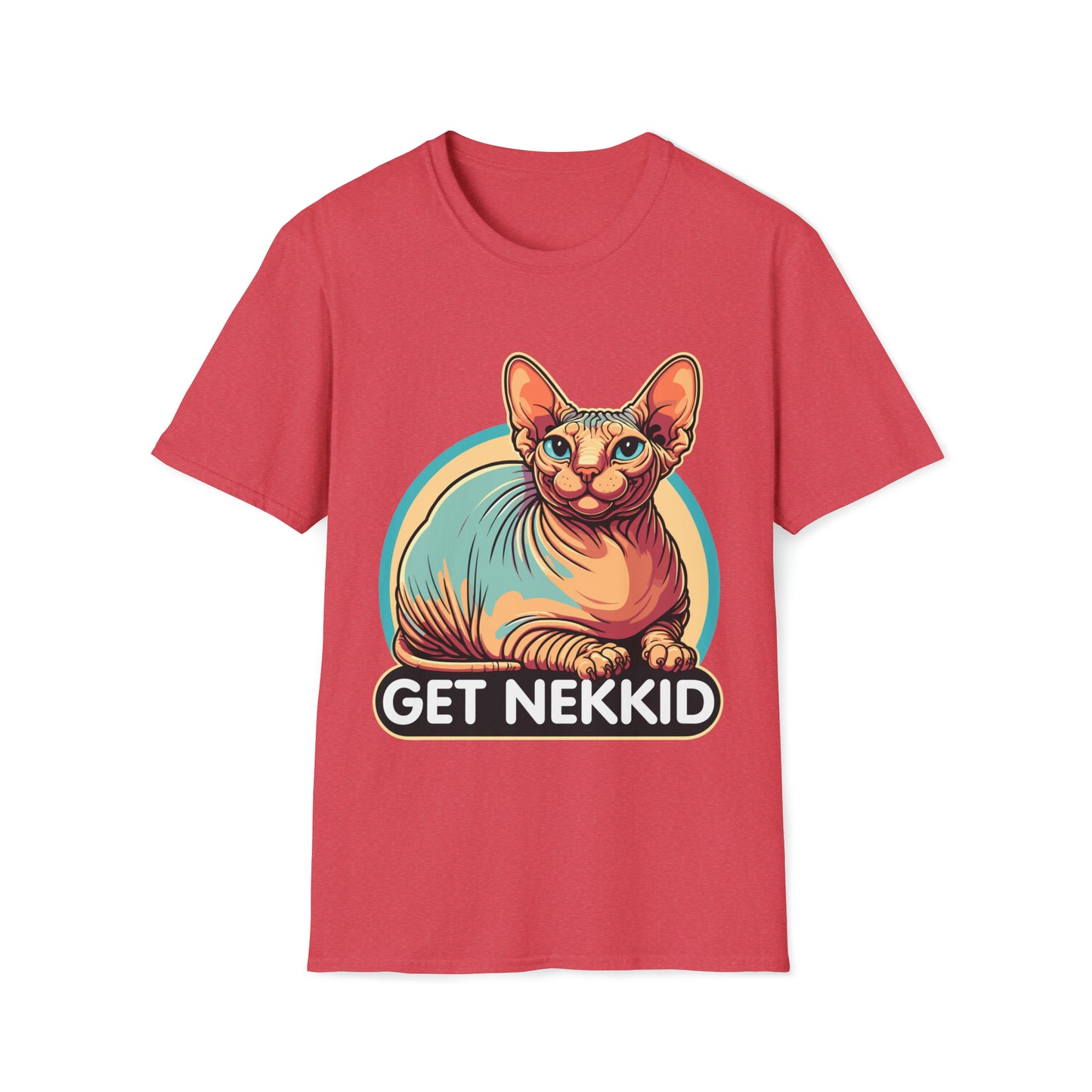 Get Nekkid Sphynx Softstyle T-Shirt