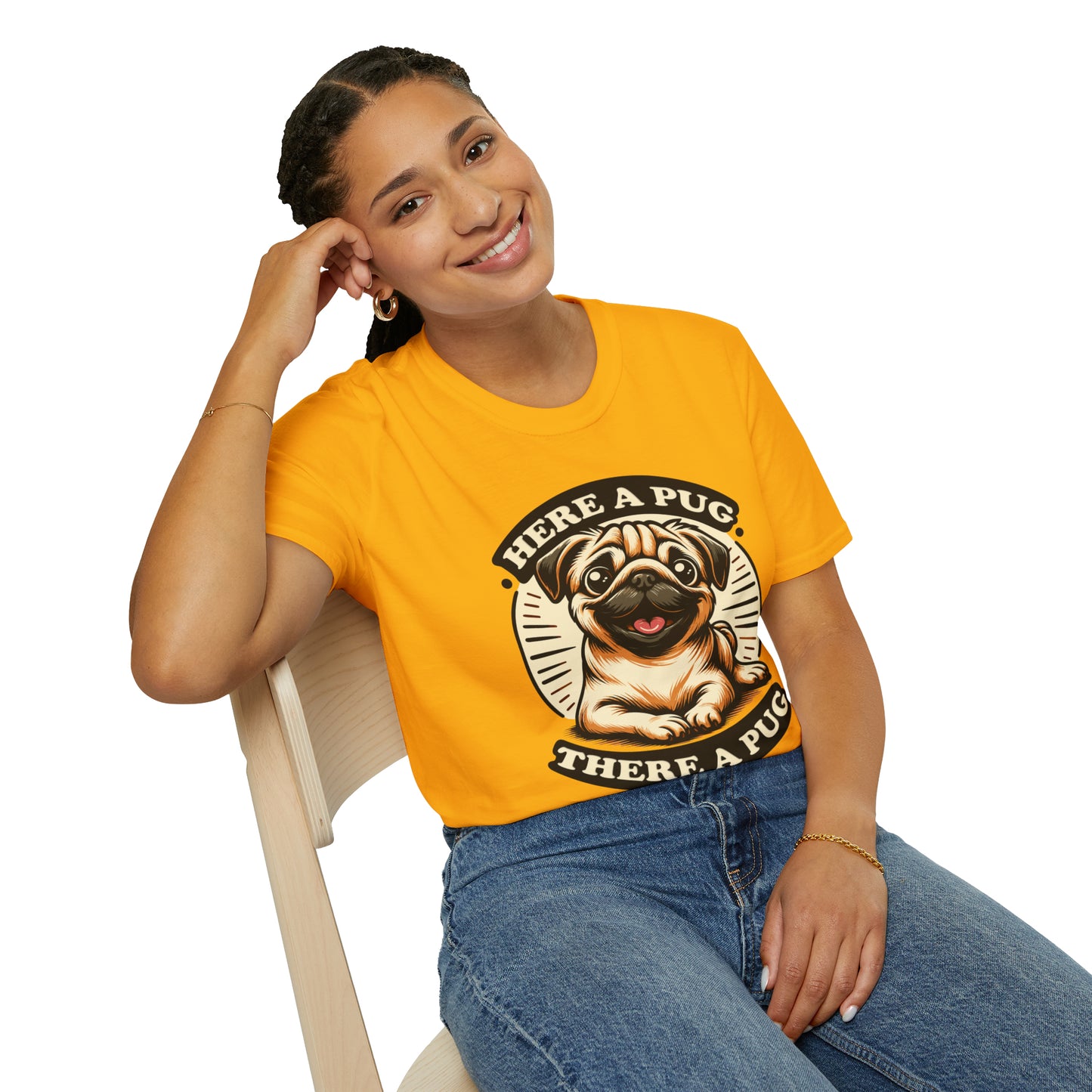 Here a Pug Softstyle T-Shirt