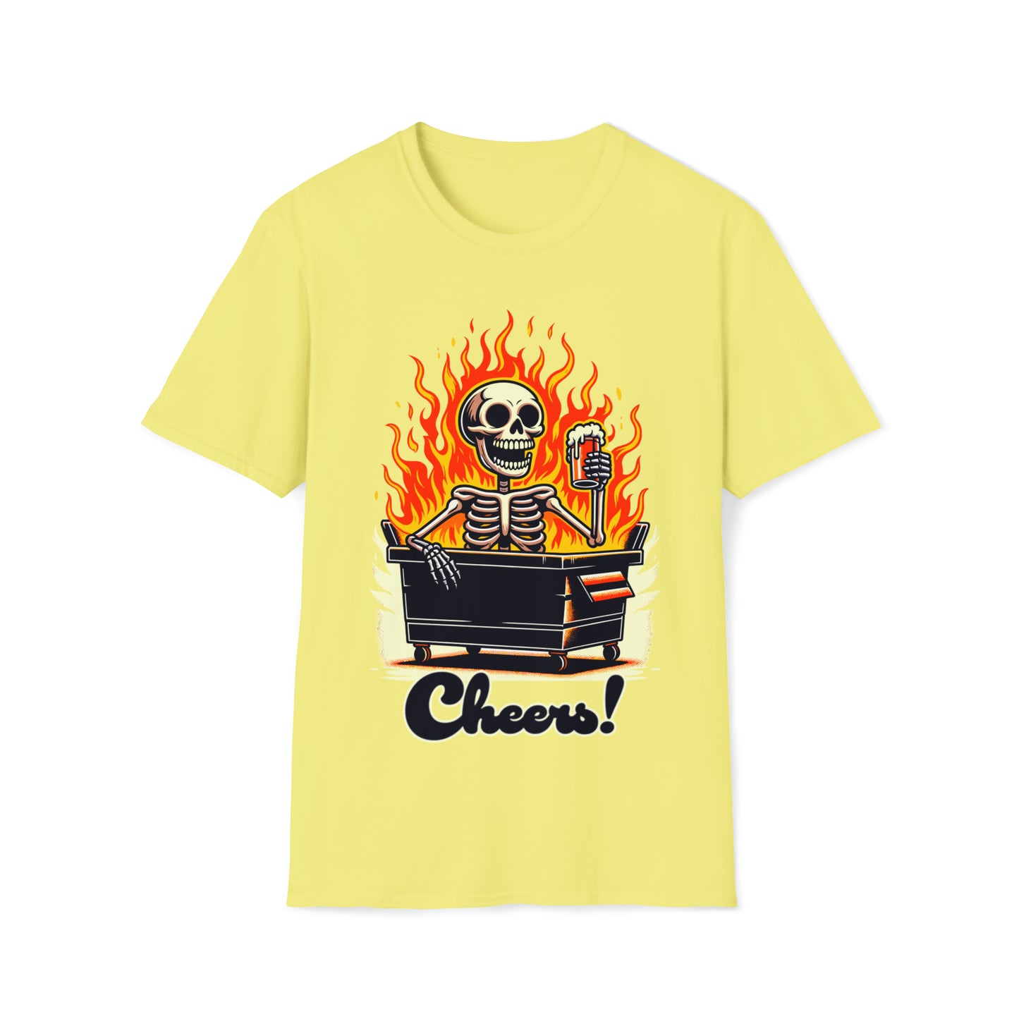 Cheers from the Dumpster Fire Unisex Softstyle T-Shirt