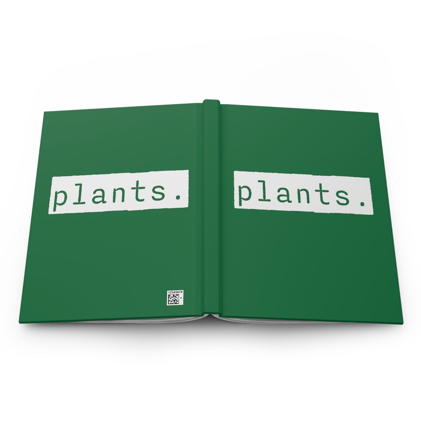 Plants Green Matte Hardcover Journal | Blank Book for Ideas and Planning | Lined Notebook Diary Plant Log
