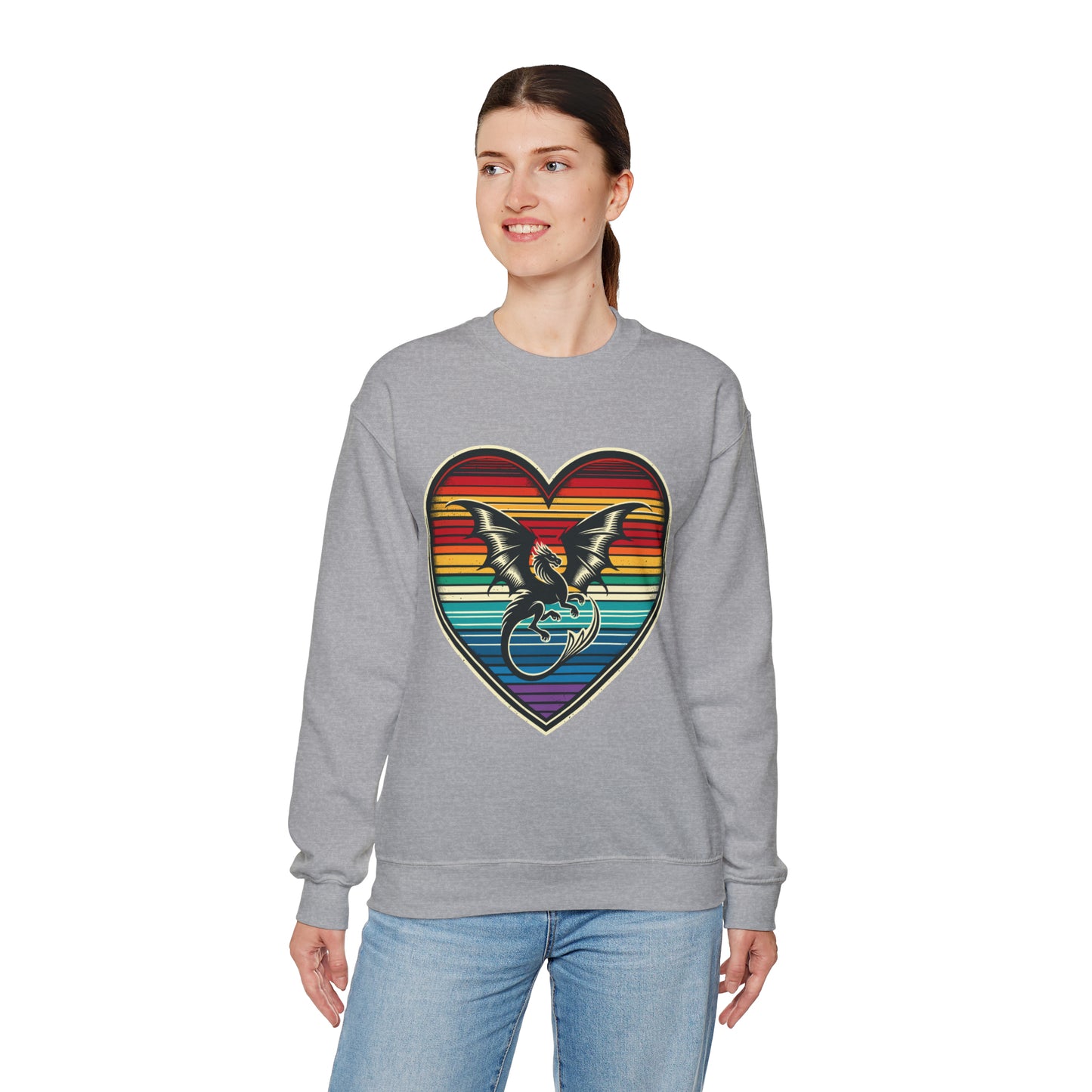 Dragon Heart Crewneck Sweatshirt