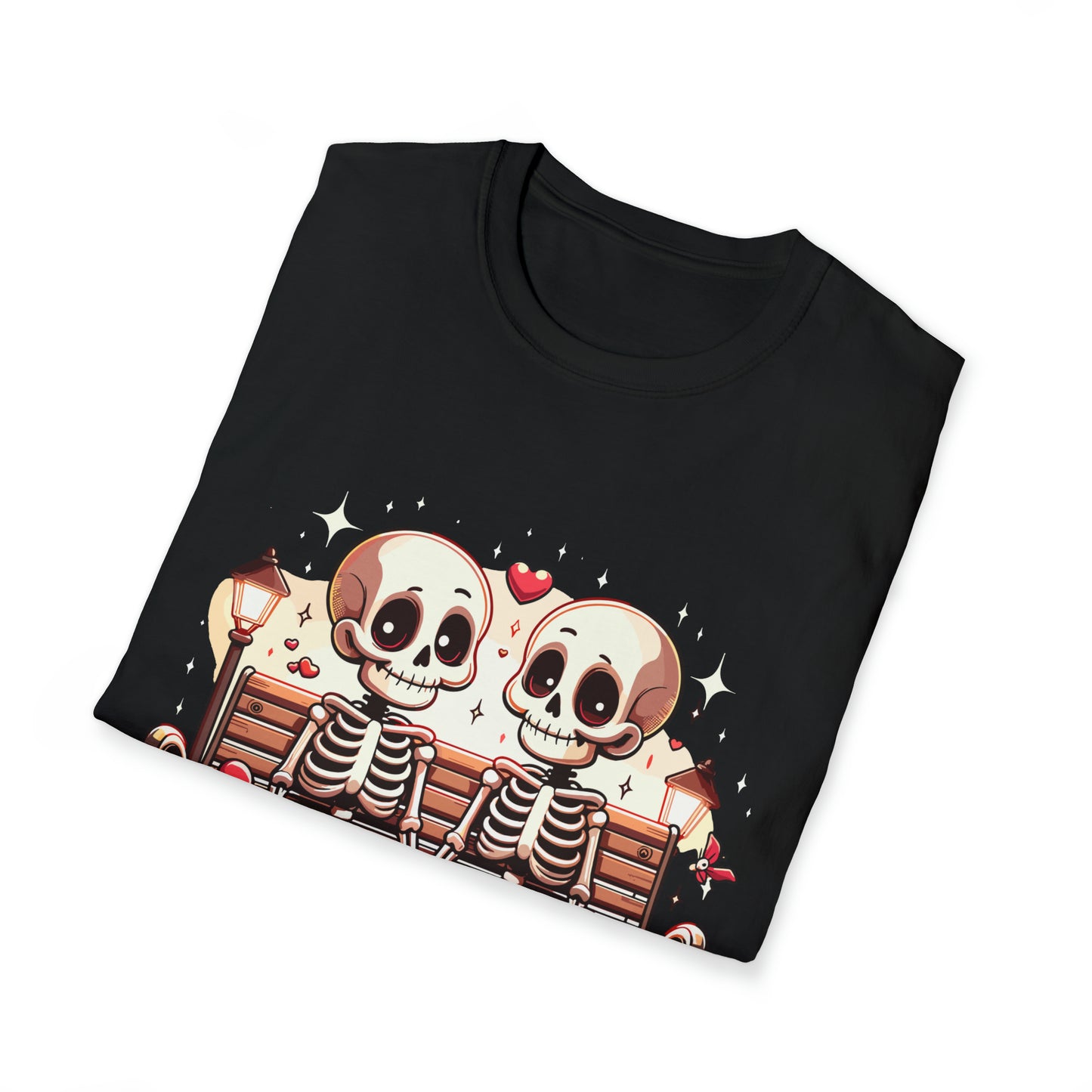 Skeletons in Love Softstyle T-Shirt