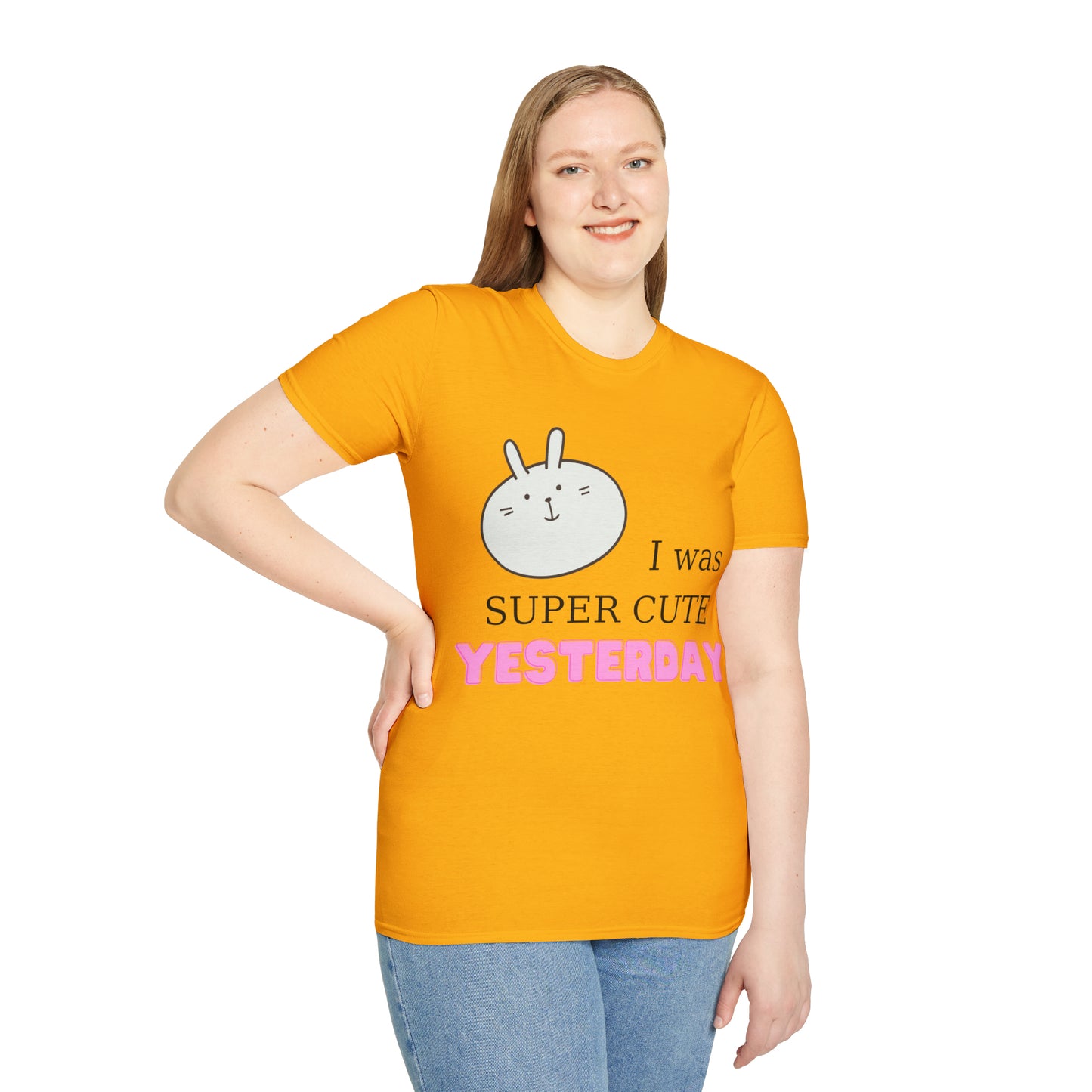 I Was Super Cute Yesterday Softstyle T-Shirt