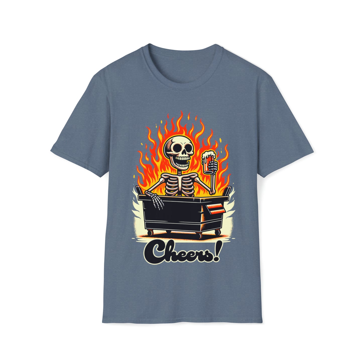 Cheers from the Dumpster Fire Unisex Softstyle T-Shirt