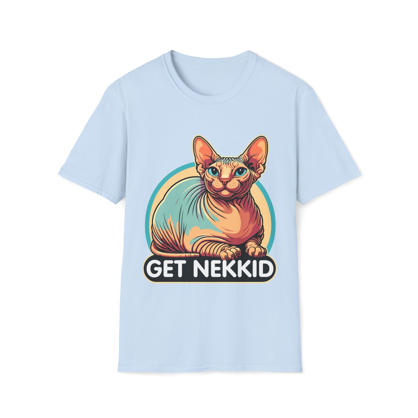 Get Nekkid Sphynx Softstyle T-Shirt