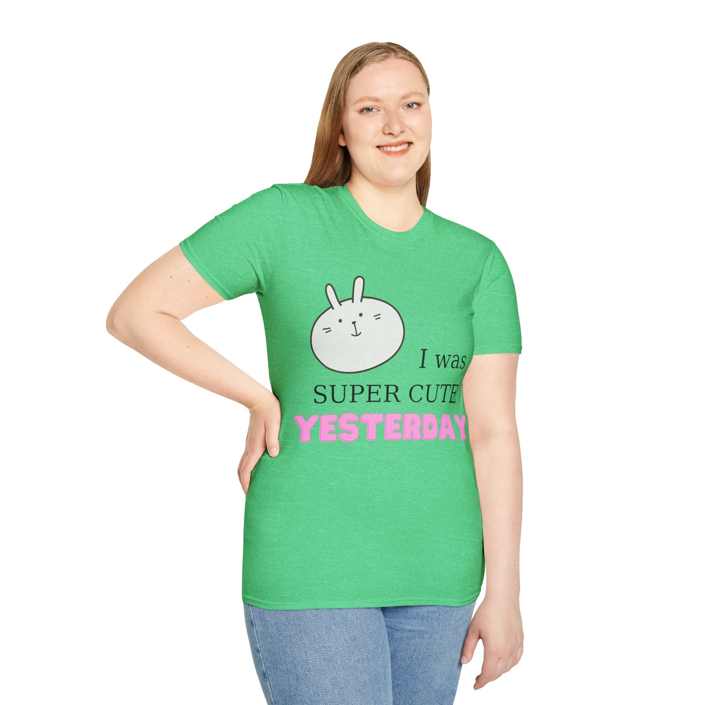 I Was Super Cute Yesterday Softstyle T-Shirt