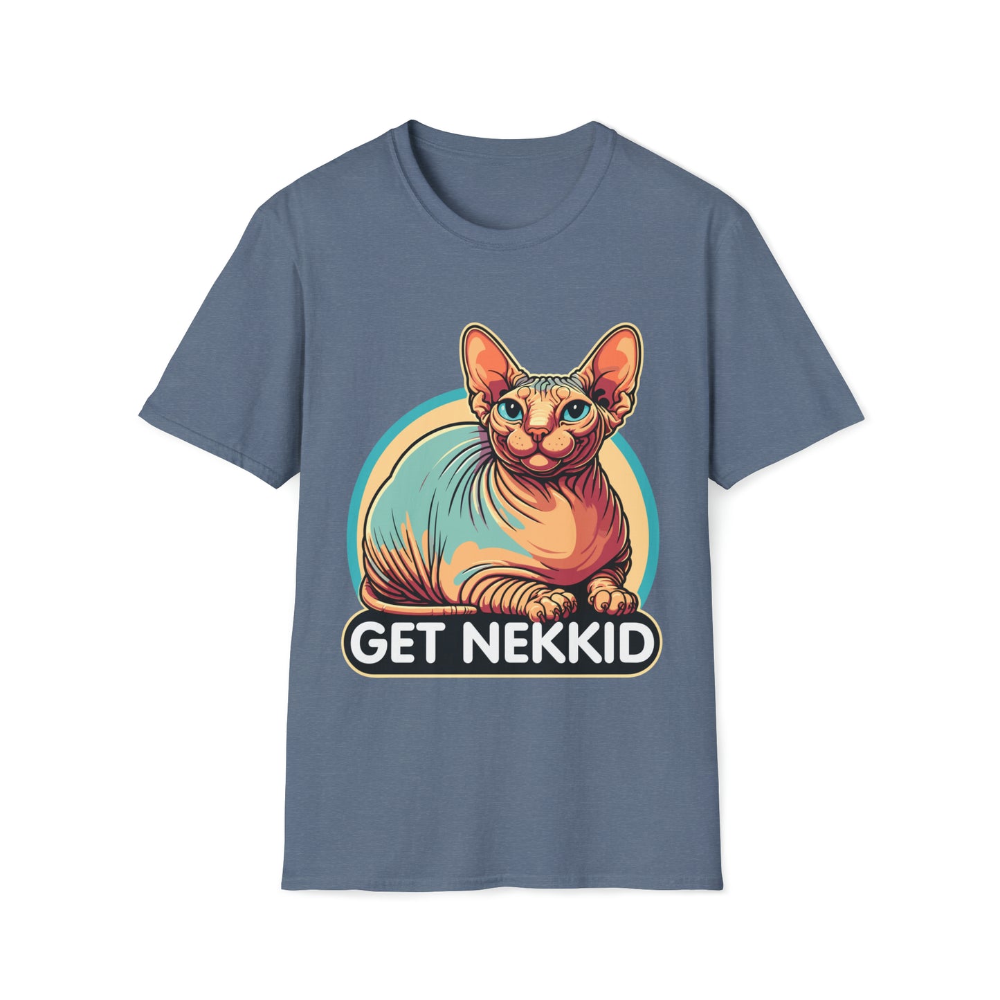 Get Nekkid Sphynx Softstyle T-Shirt