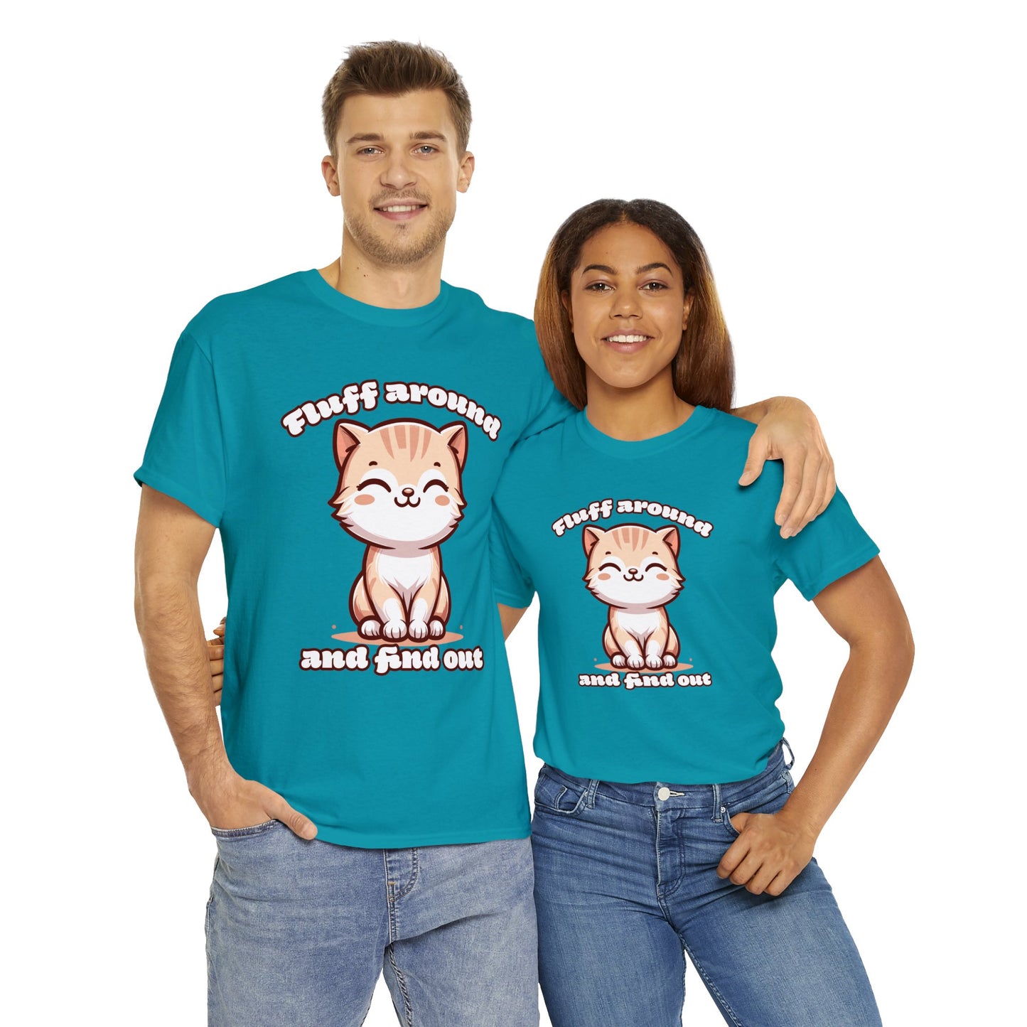 Fluff Around Unisex Heavy Cotton Tee