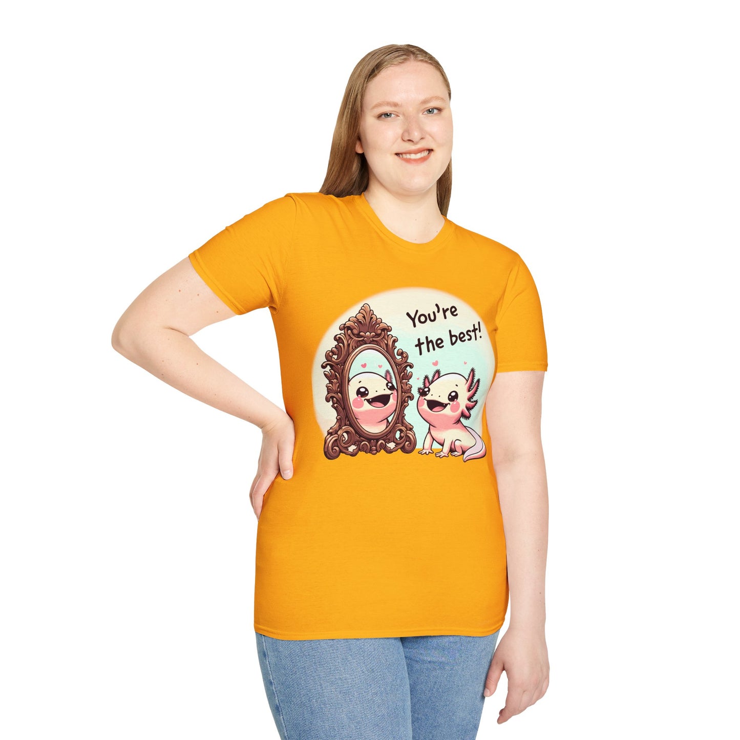 Axolotl You're the Best Softstyle T-Shirt