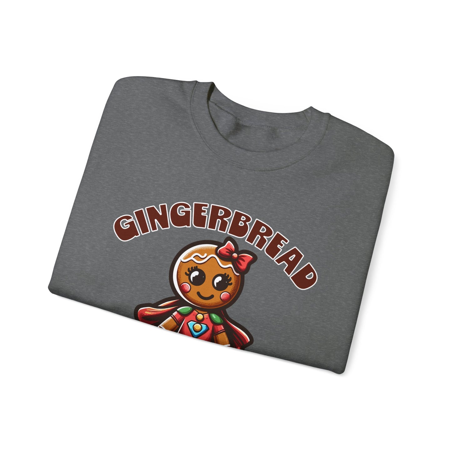 Gingerbread Girl Power Crewneck Sweatshirt