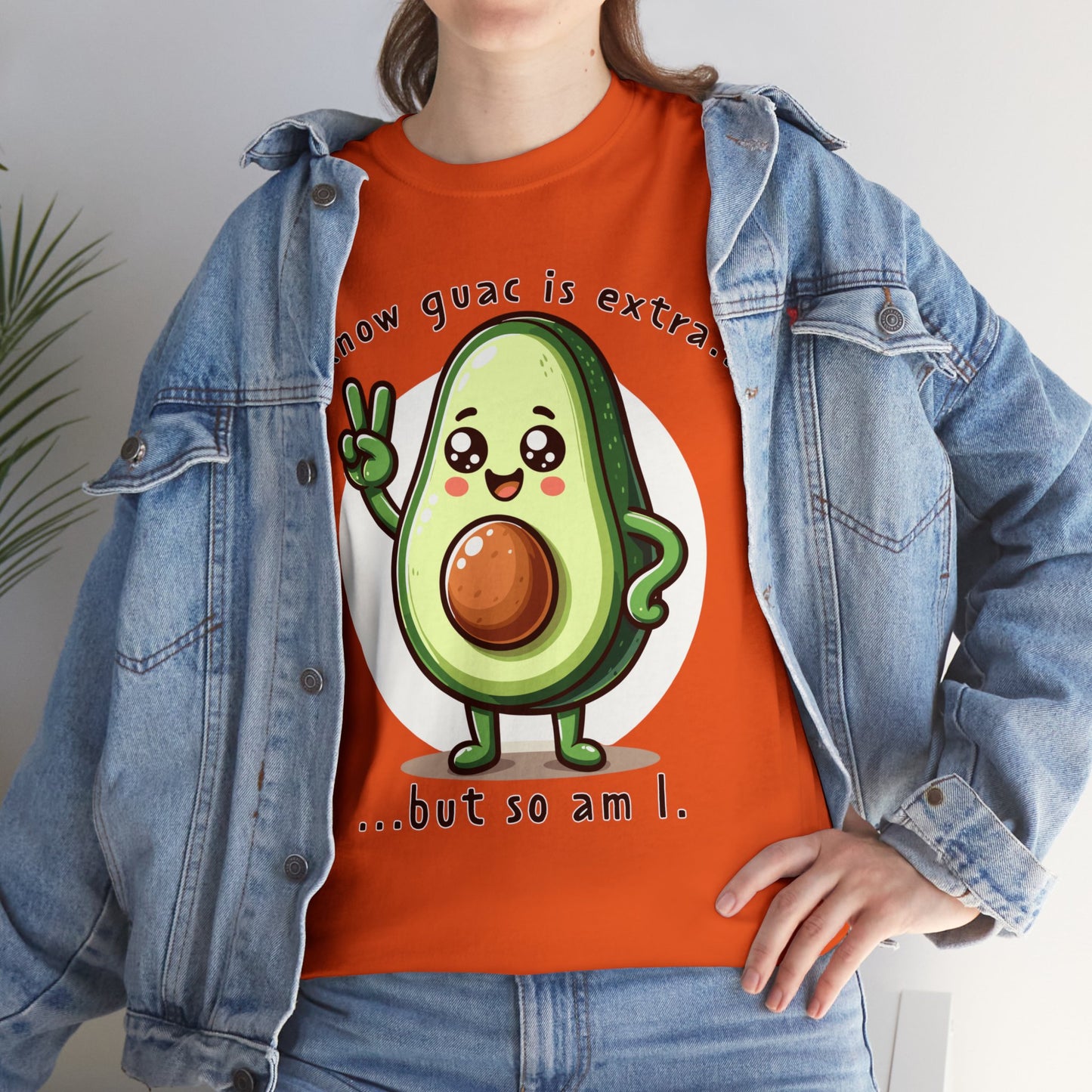 Guac Is Extra Unisex Heavy Cotton Tee