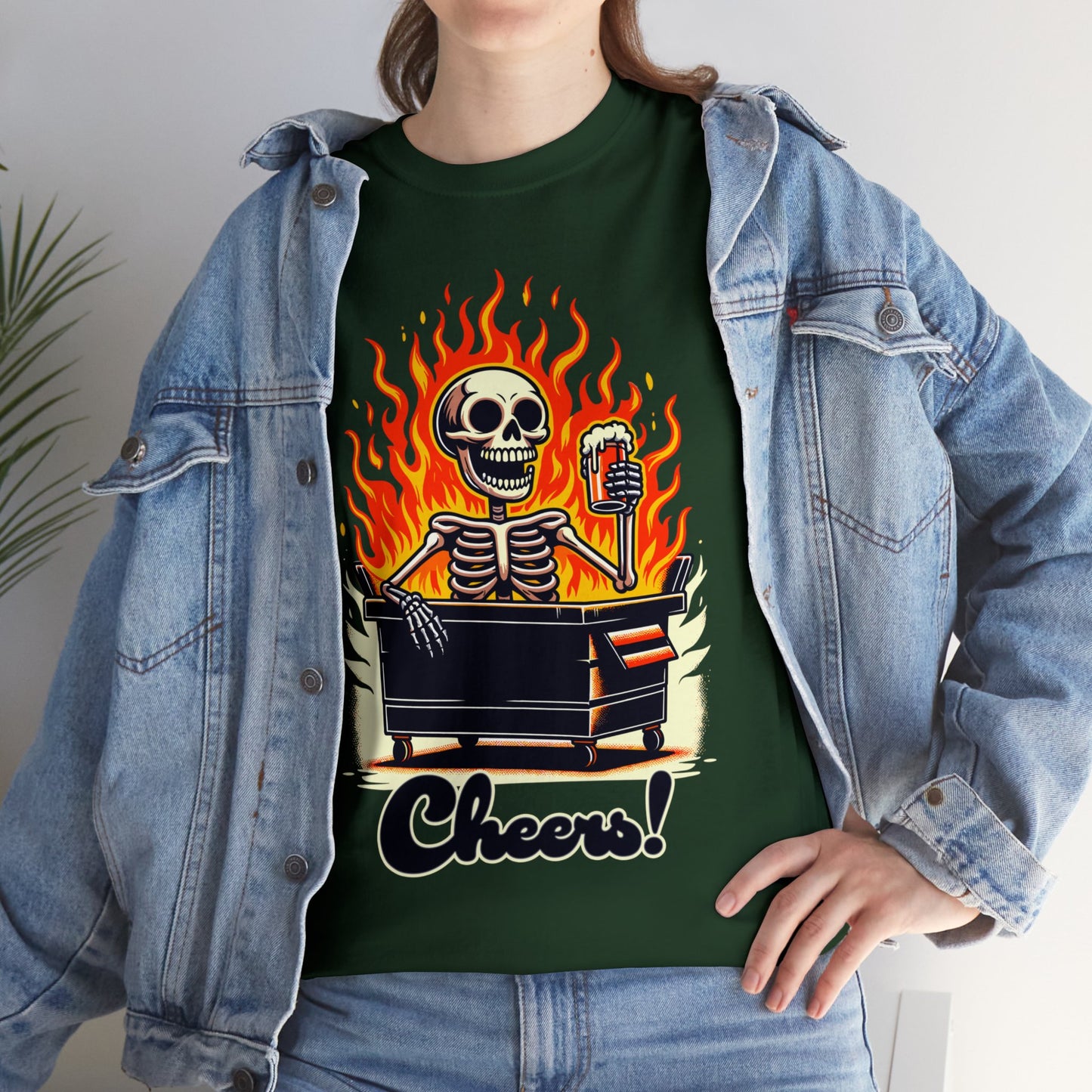 Cheers from the Dumpster Fire Heavy Cotton Tee