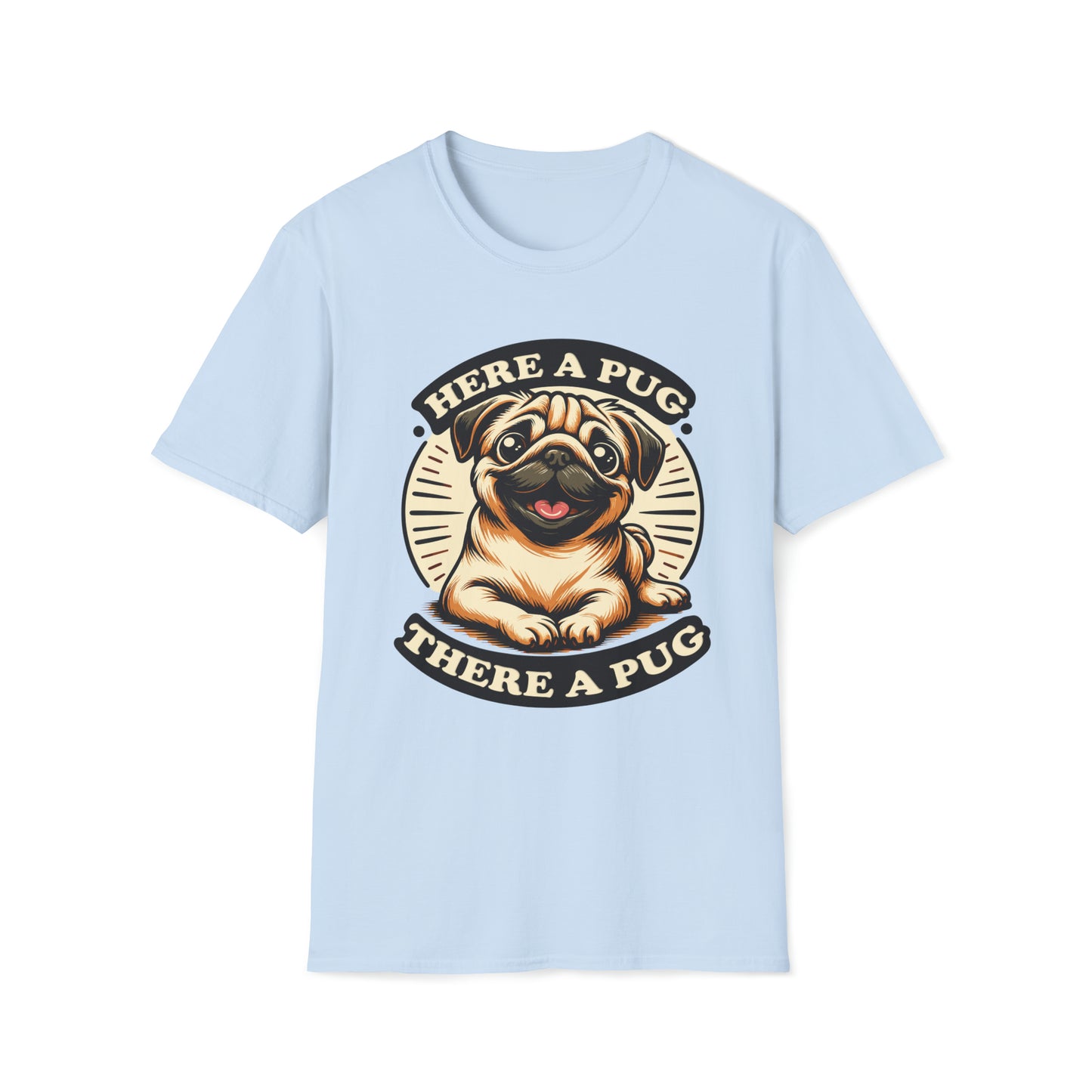 Here a Pug Softstyle T-Shirt