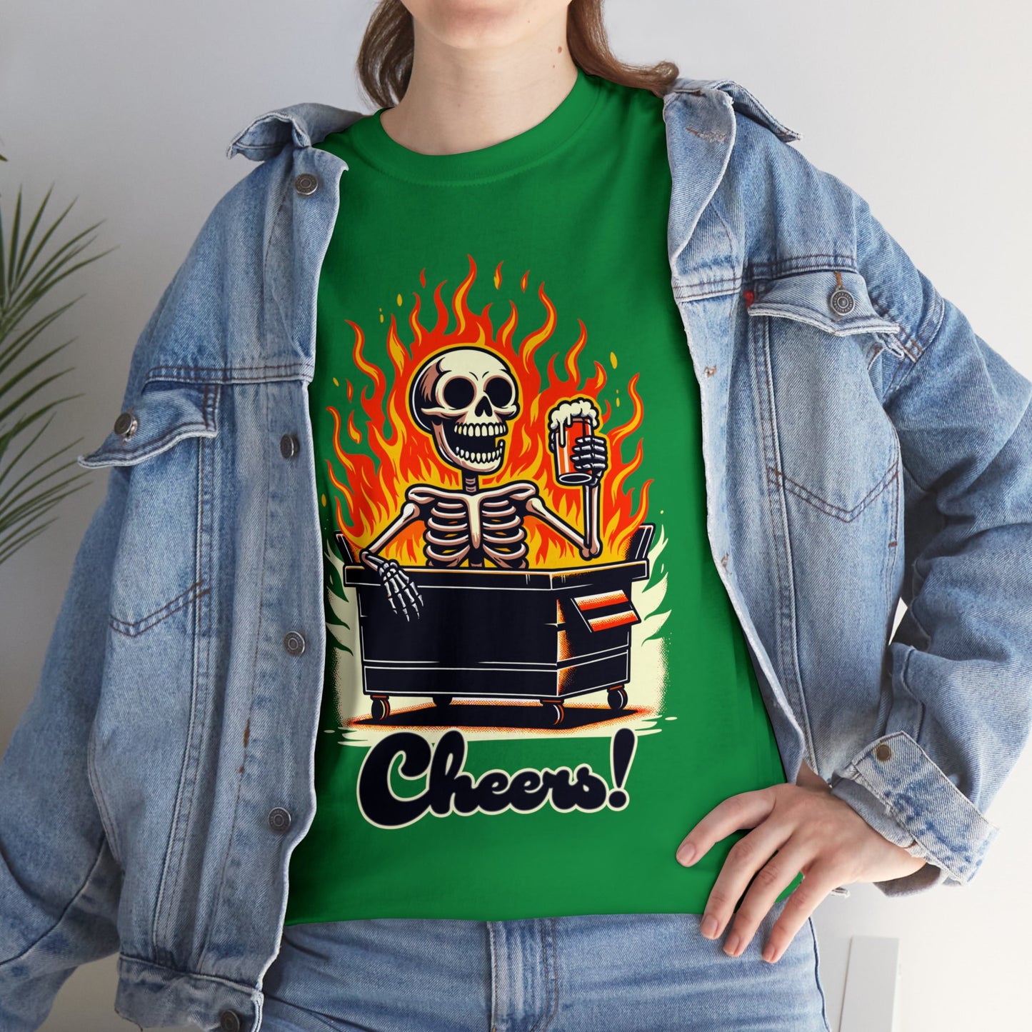 Cheers from the Dumpster Fire Heavy Cotton Tee