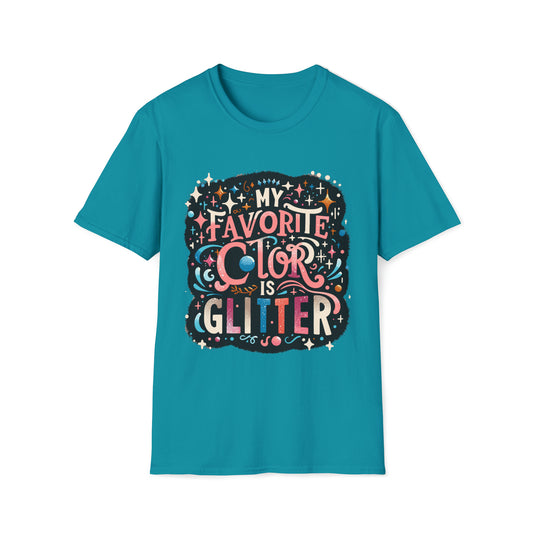 My Favorite Color is Glitter Softstyle T-Shirt