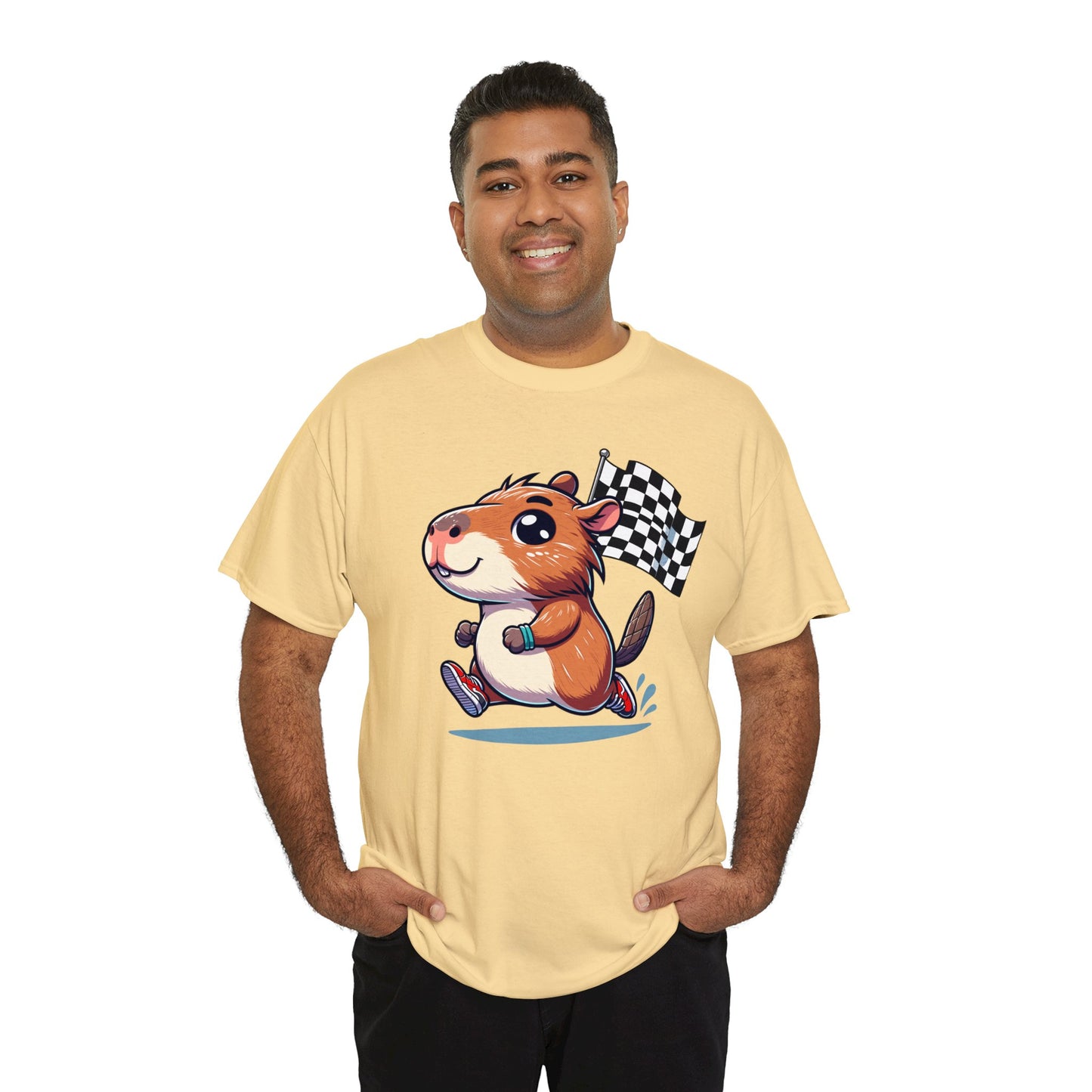 Capybara Never Did Come in Last Heavy Cotton Tee