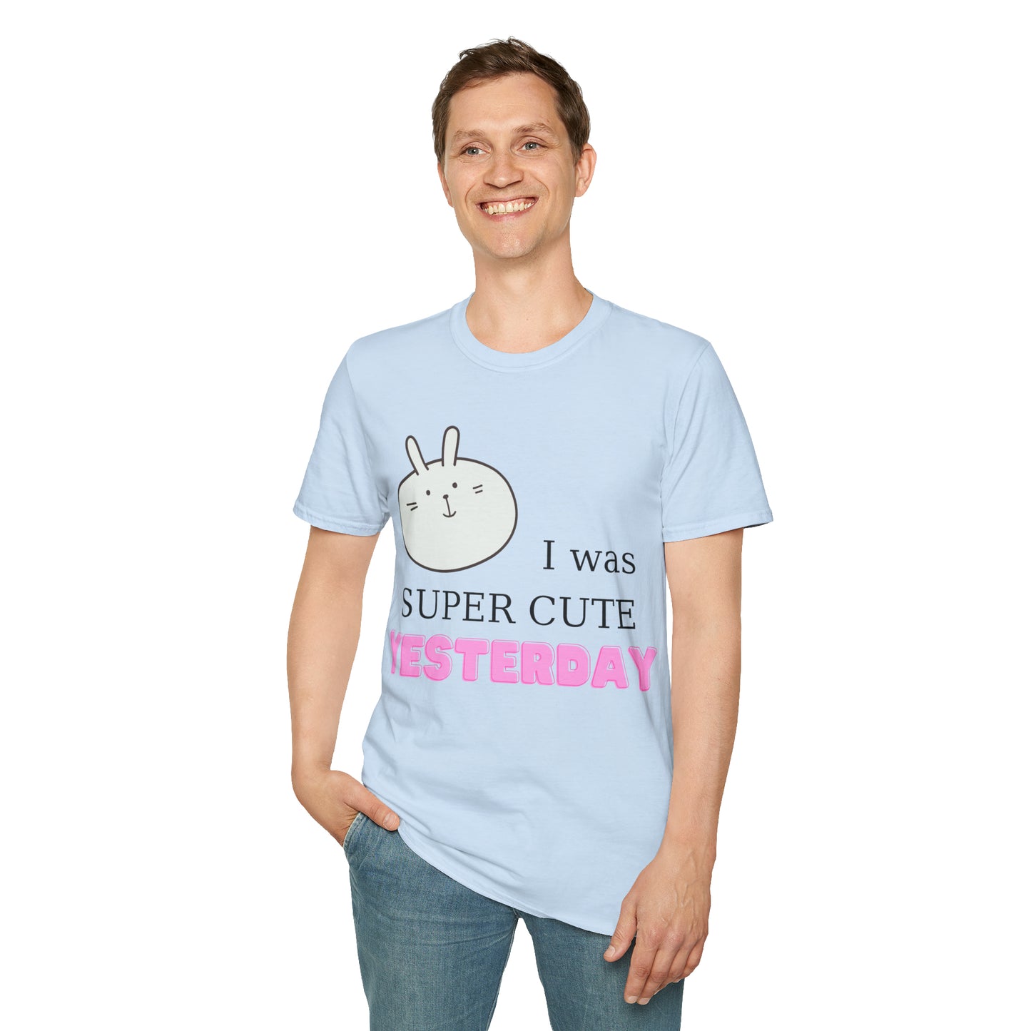 I Was Super Cute Yesterday Softstyle T-Shirt