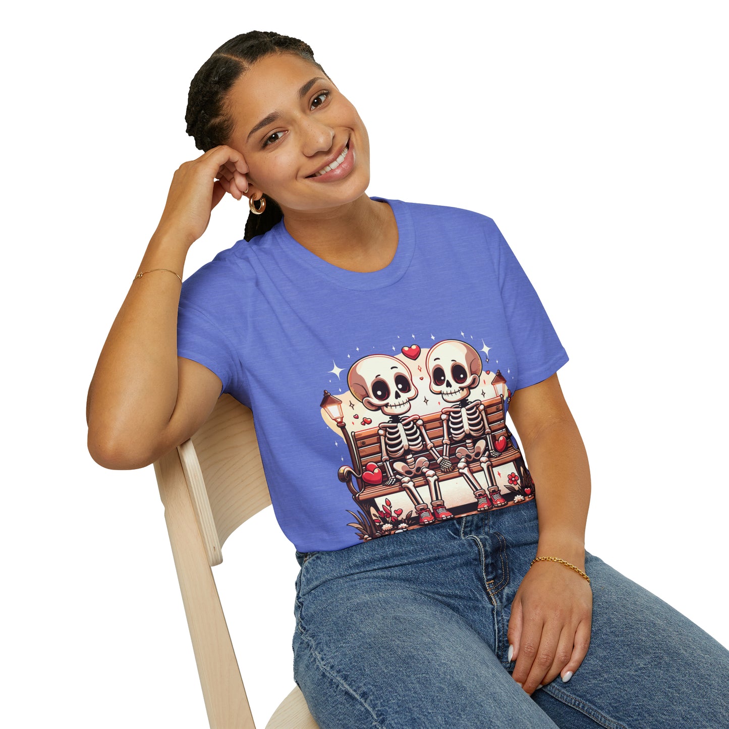 Skeletons in Love Softstyle T-Shirt