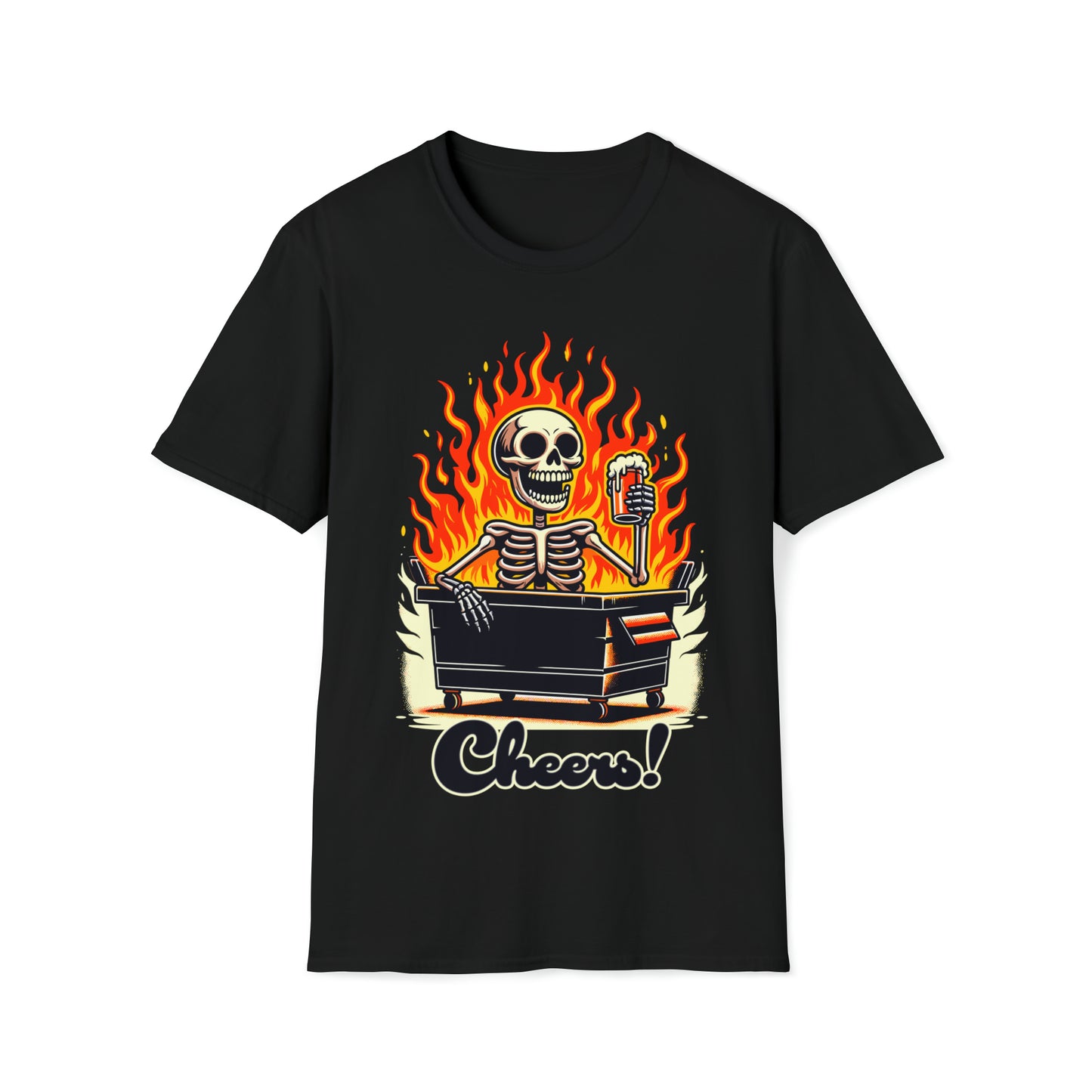 Cheers from the Dumpster Fire Unisex Softstyle T-Shirt