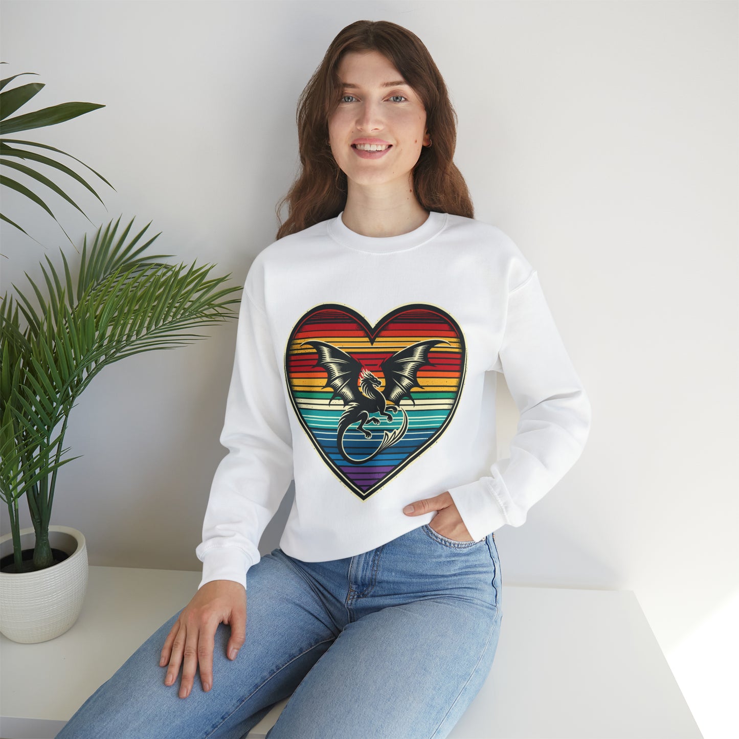 Dragon Heart Crewneck Sweatshirt