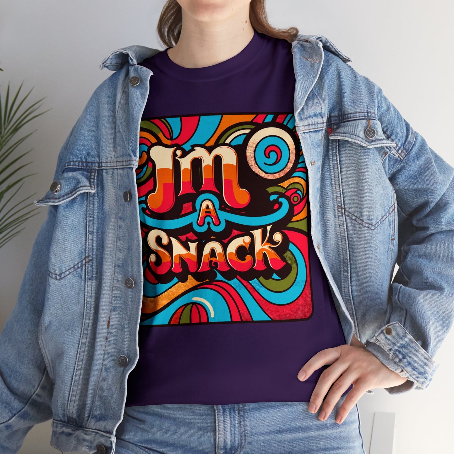 I'm a Snack Unisex Heavy Cotton Tee