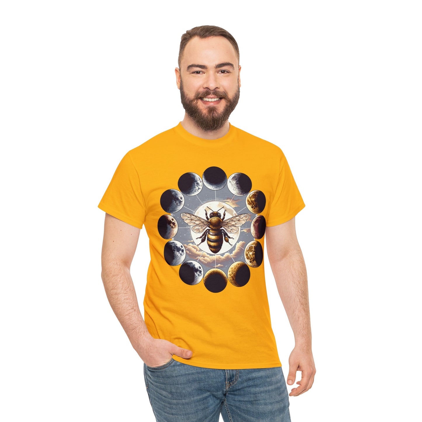 Bee Phases Heavy Cotton Tee