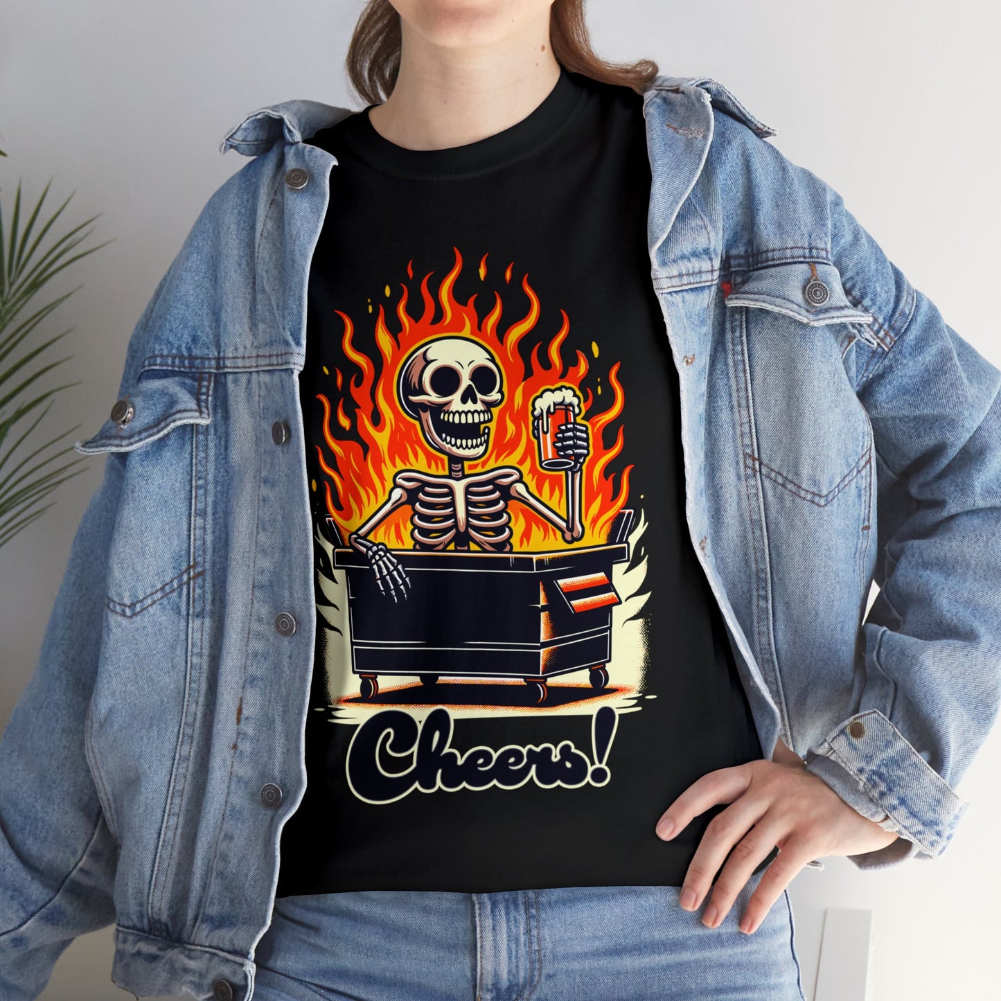 Cheers from the Dumpster Fire Heavy Cotton Tee